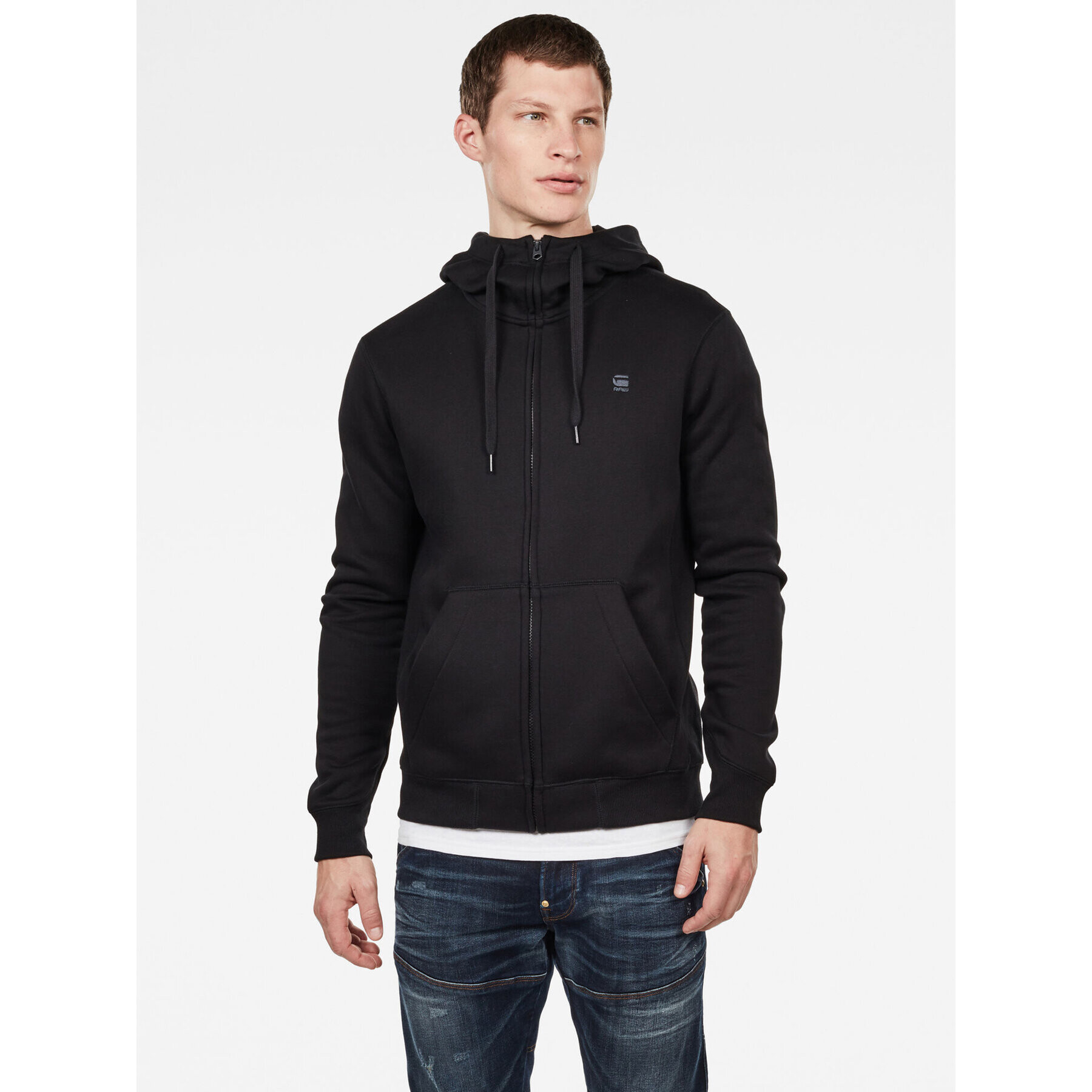 G-Star Raw Jopa Premium Core D16122-C235-6484 Črna Regular Fit - Pepit.si