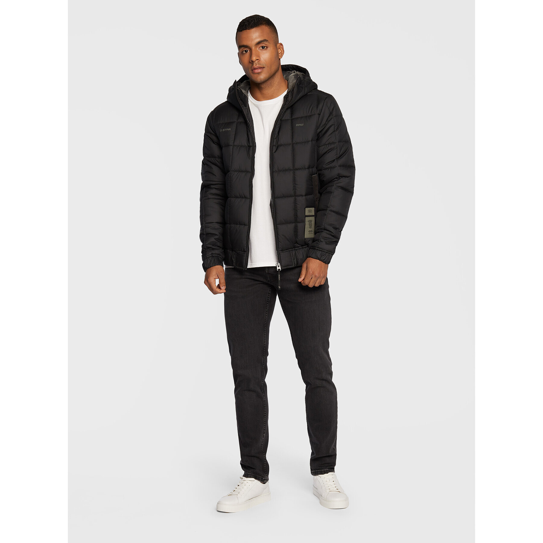 G-Star Raw Puhovka Meefic D22716-B958-6484 Črna Regular Fit - Pepit.si