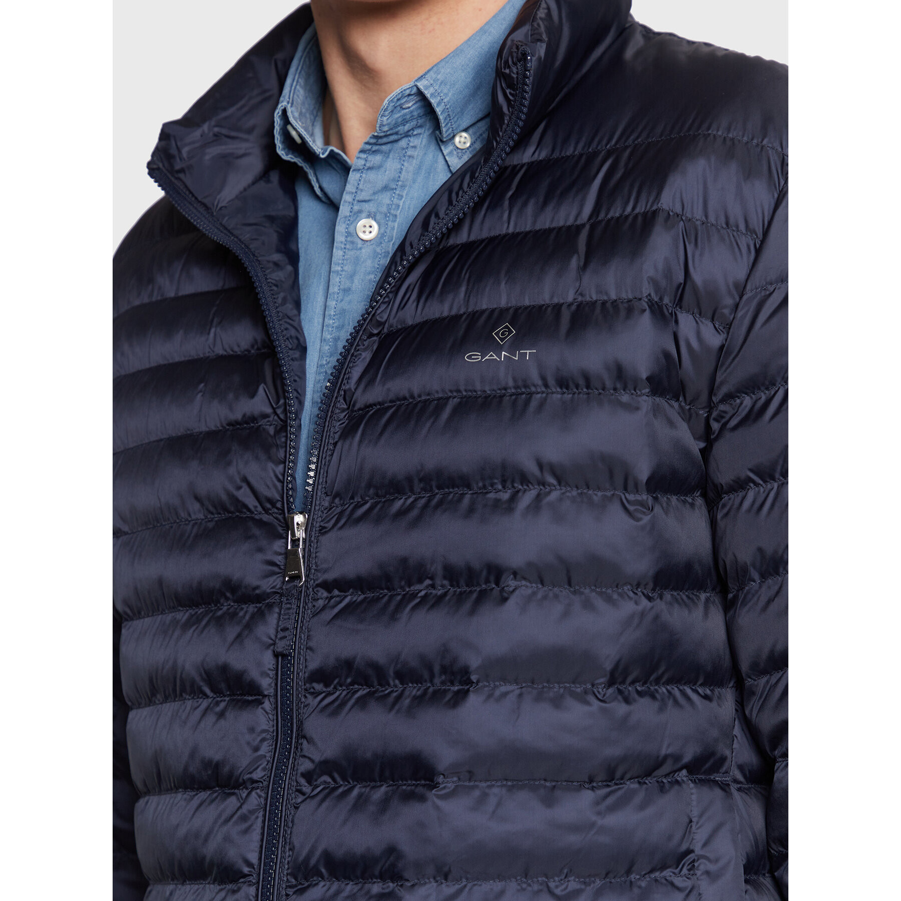 Gant Puhovka 7006271 Mornarsko modra Regular Fit - Pepit.si