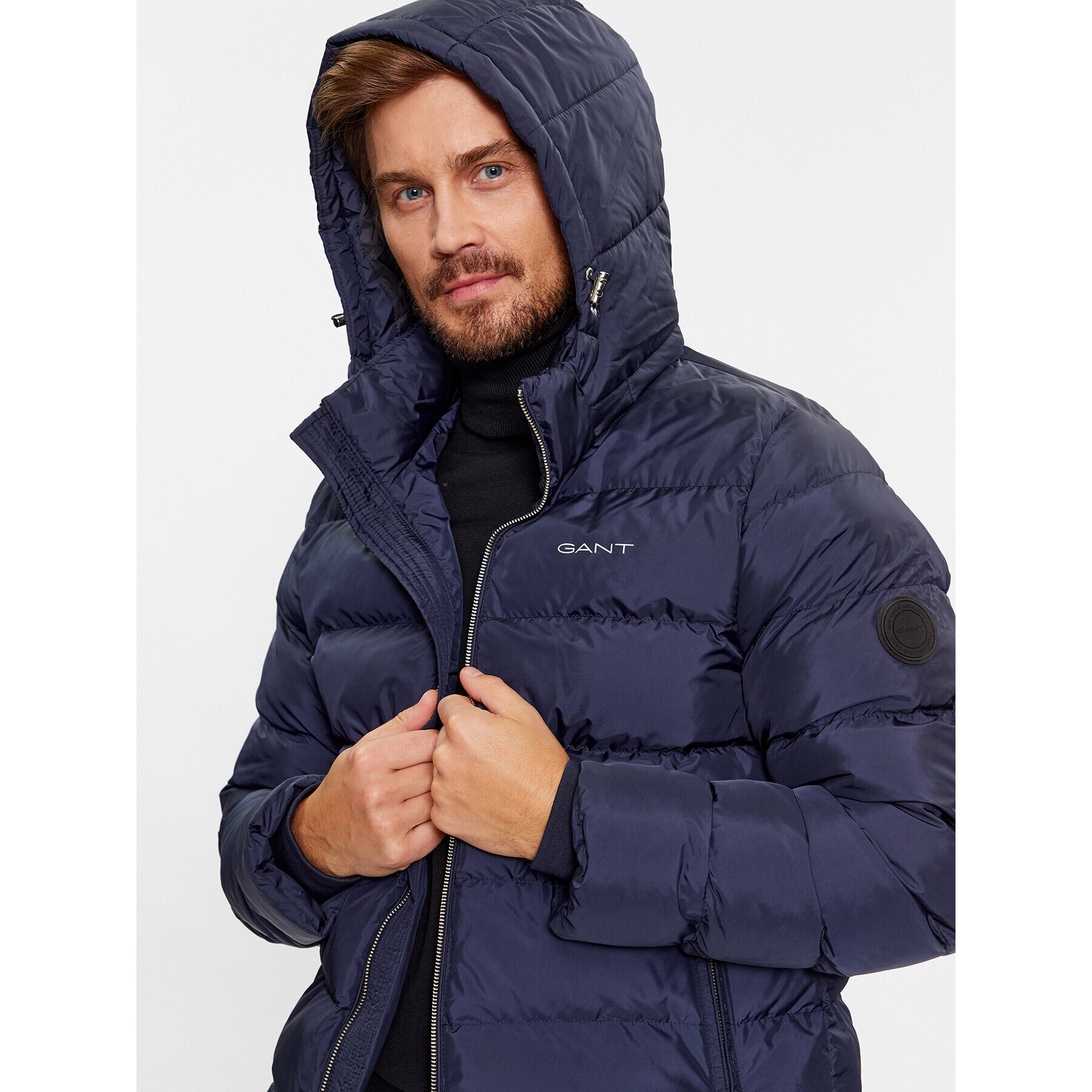 Gant Puhovka Active Cloud Jacket 7006351 Mornarsko modra Regular Fit - Pepit.si