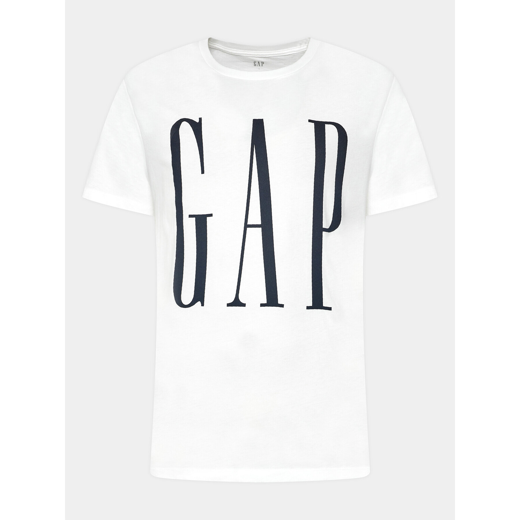 Gap Majica 499950-03 Bela Regular Fit - Pepit.si