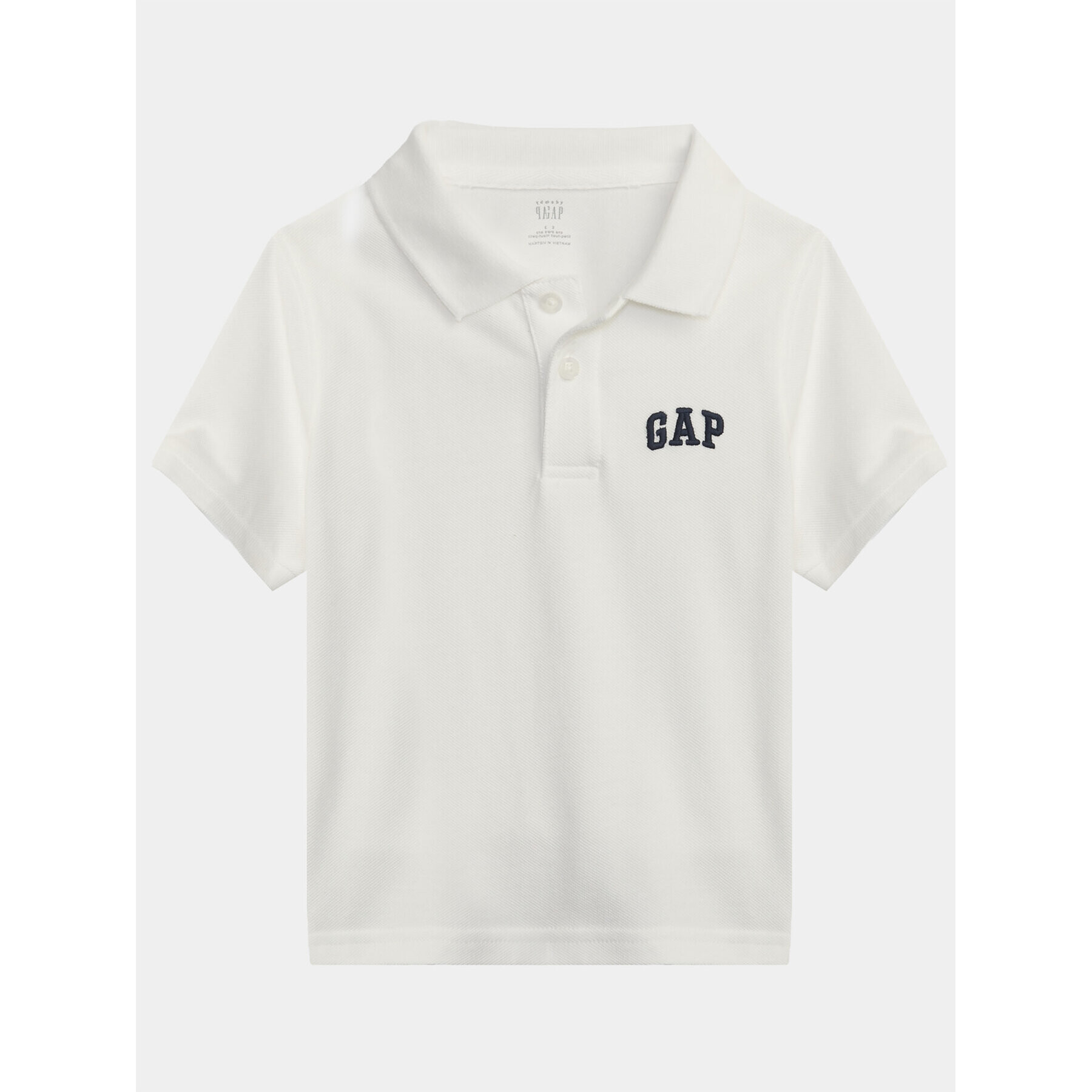 Gap Polo majica 857486-00 Bela Regular Fit - Pepit.si