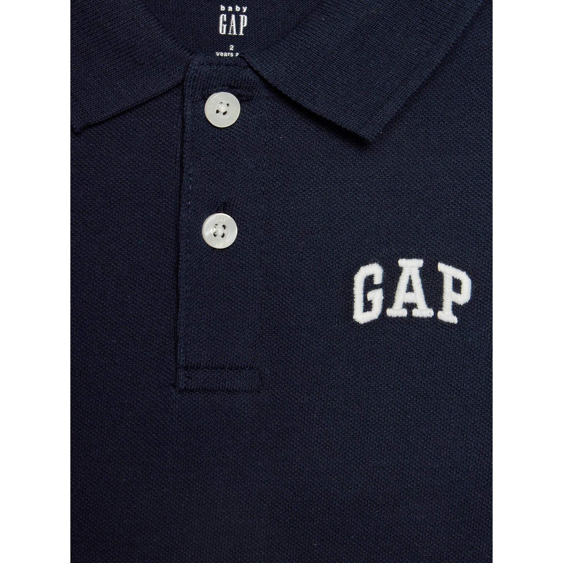 Gap Polo majica 857486-01 Mornarsko modra Regular Fit - Pepit.si