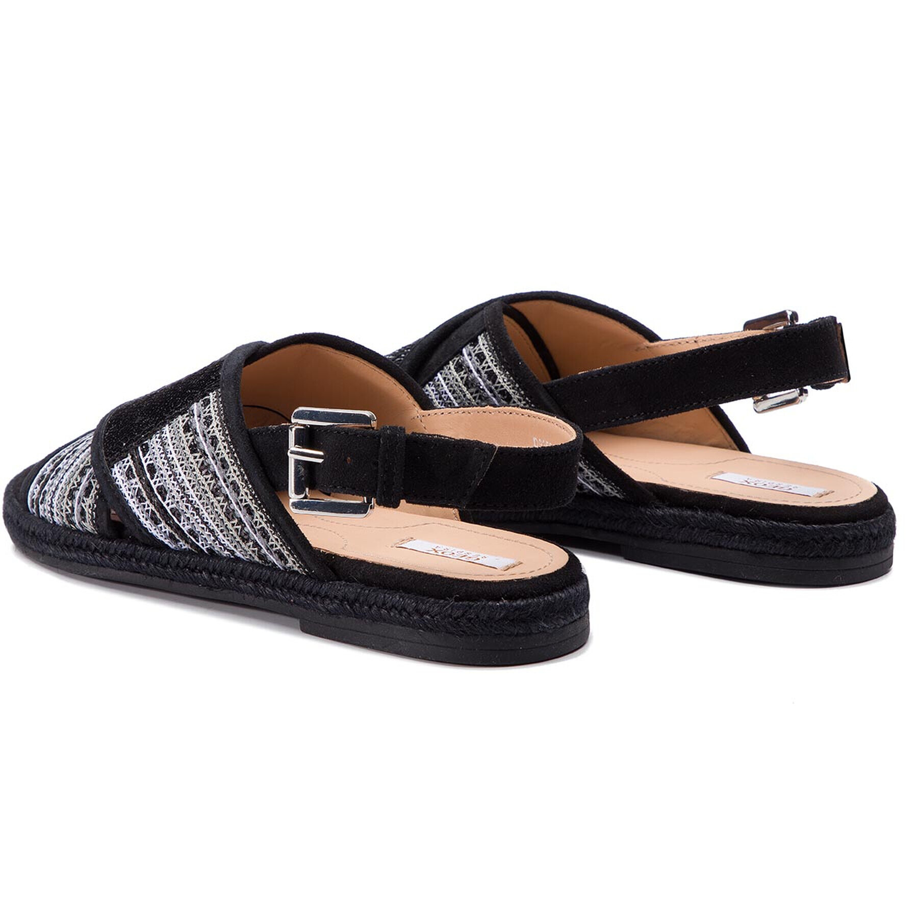 Geox Espadrile D Kolleen C D925SC 0DS21 C9999 Črna - Pepit.si