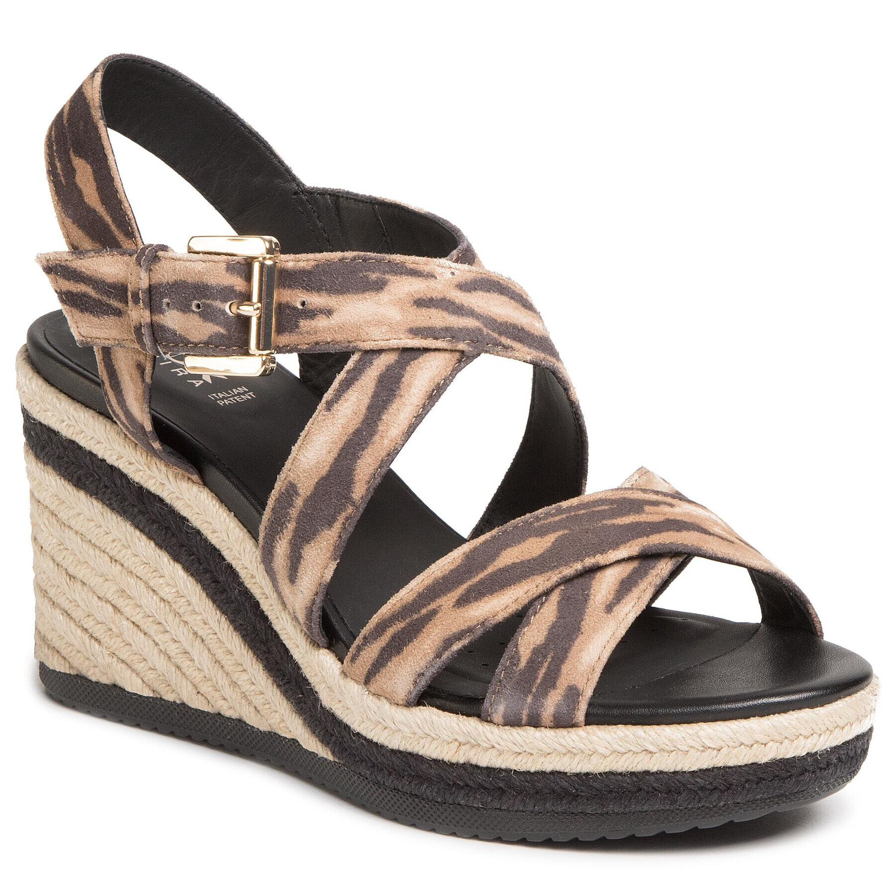 Geox Espadrile D Ponza A D02GVA 00007 C9352 Rjava - Pepit.si