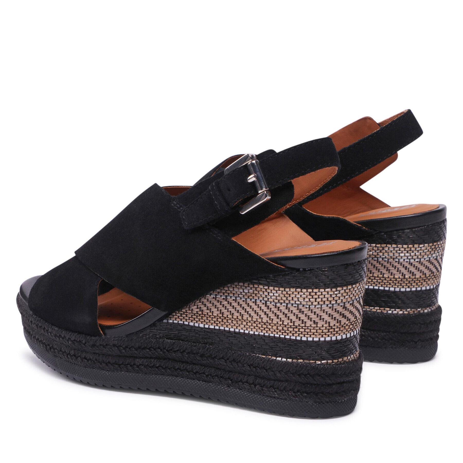 Geox Espadrile D Ponza A D25GVA 00022 C9999 Črna - Pepit.si