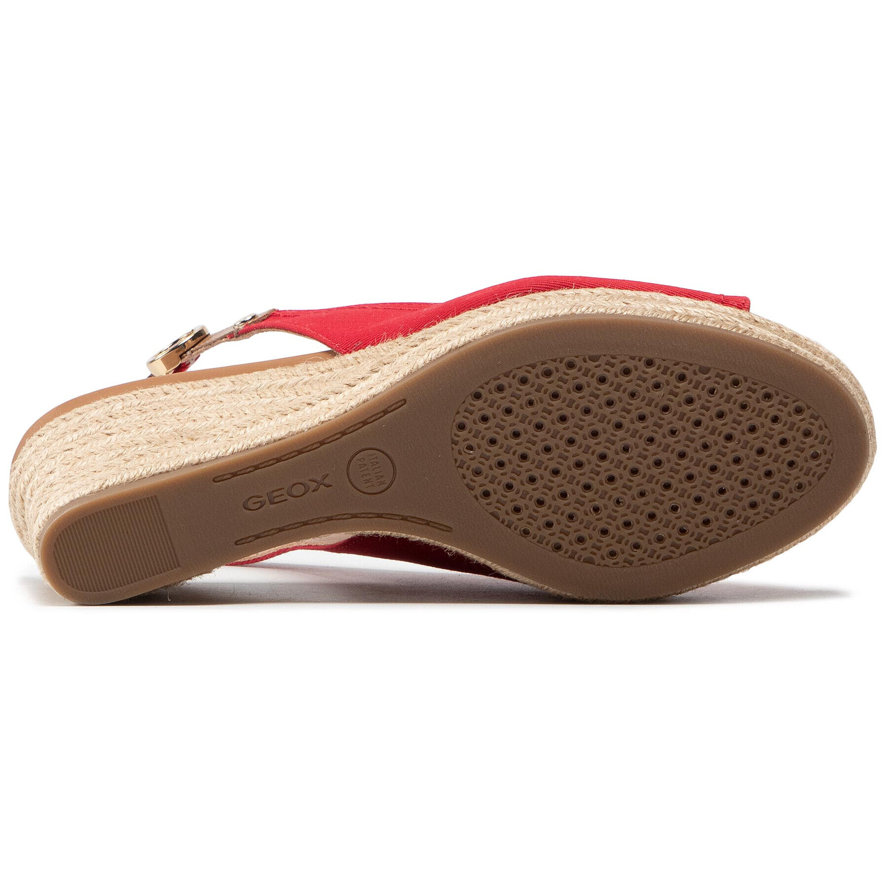 Geox Espadrile D Soleil A D15N7A 01143 C7V5G Rdeča - Pepit.si