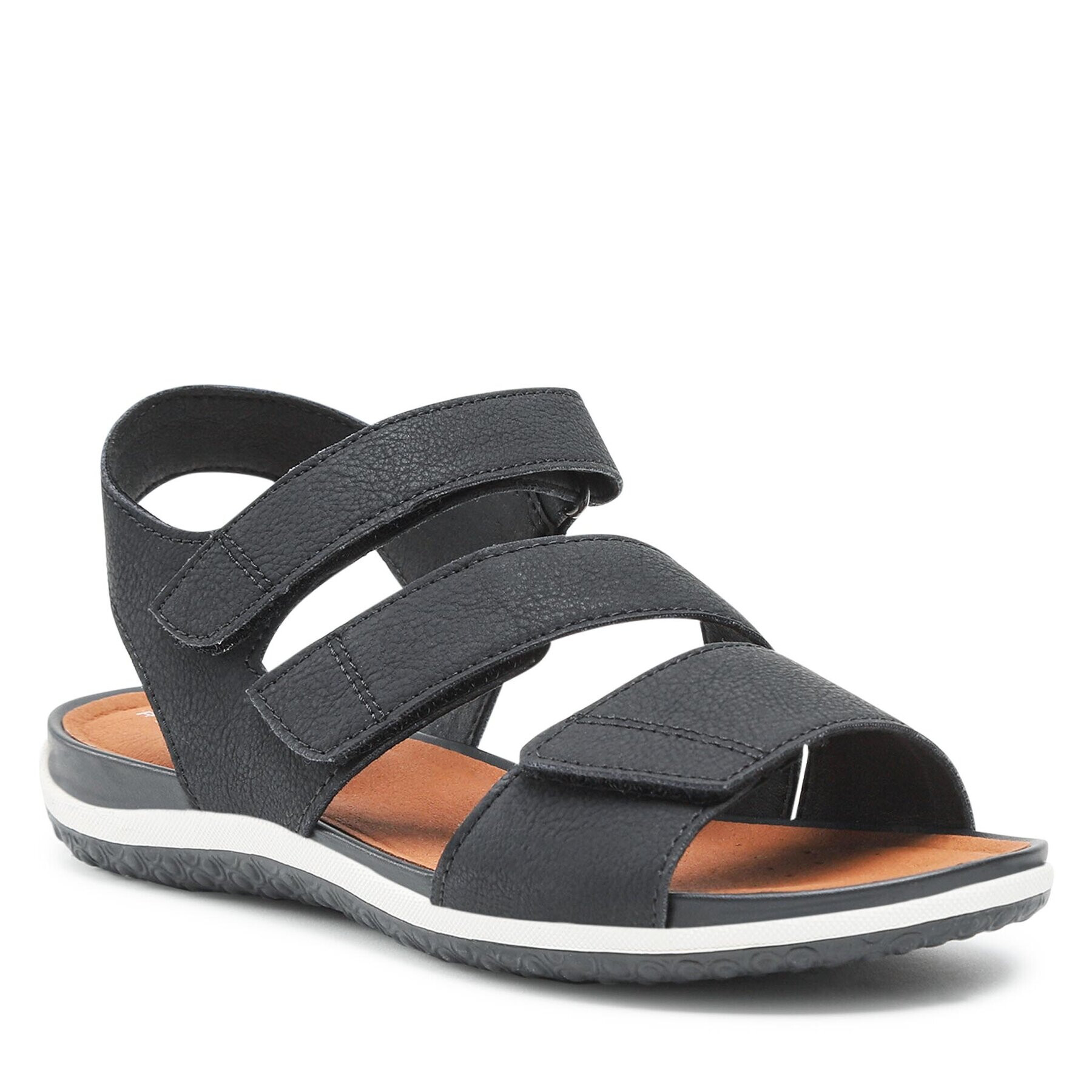 Geox Sandali D Sandal Vega D35R6A000EKC9999 Črna - Pepit.si