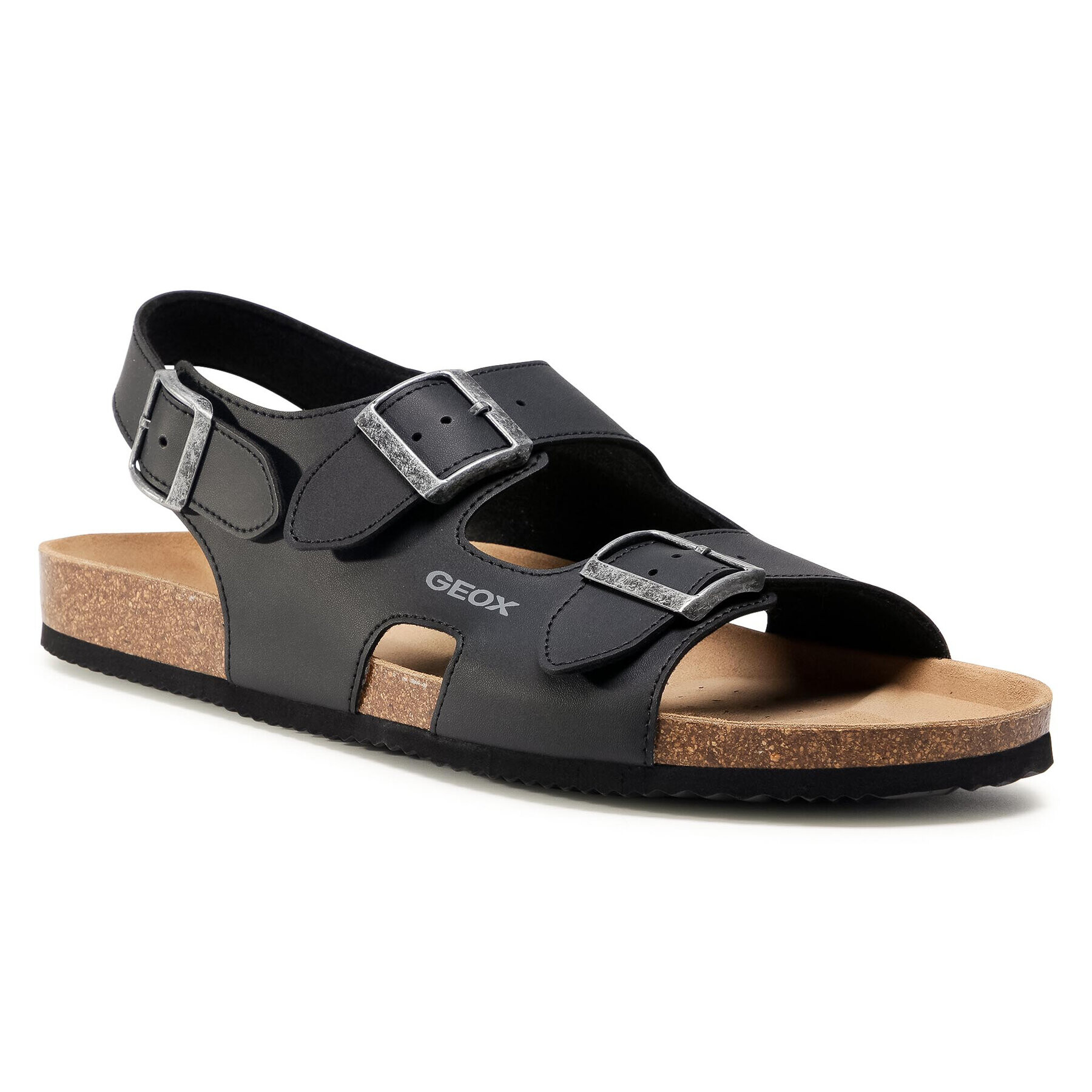 Geox Sandali U Sandal Ghita B U029VB 000BC C9999 Črna - Pepit.si