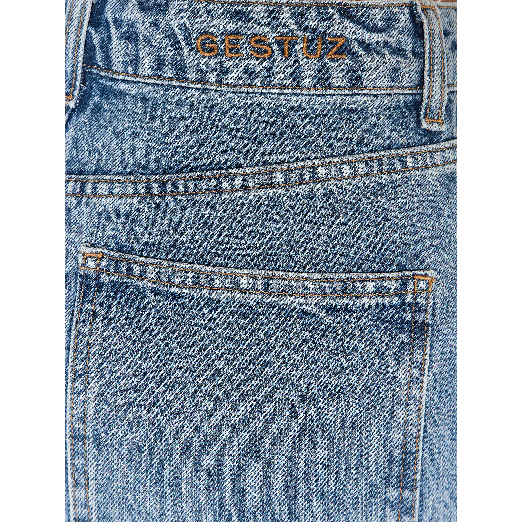 Gestuz Jeans krilo Denagz 10905918 Modra Regular Fit - Pepit.si