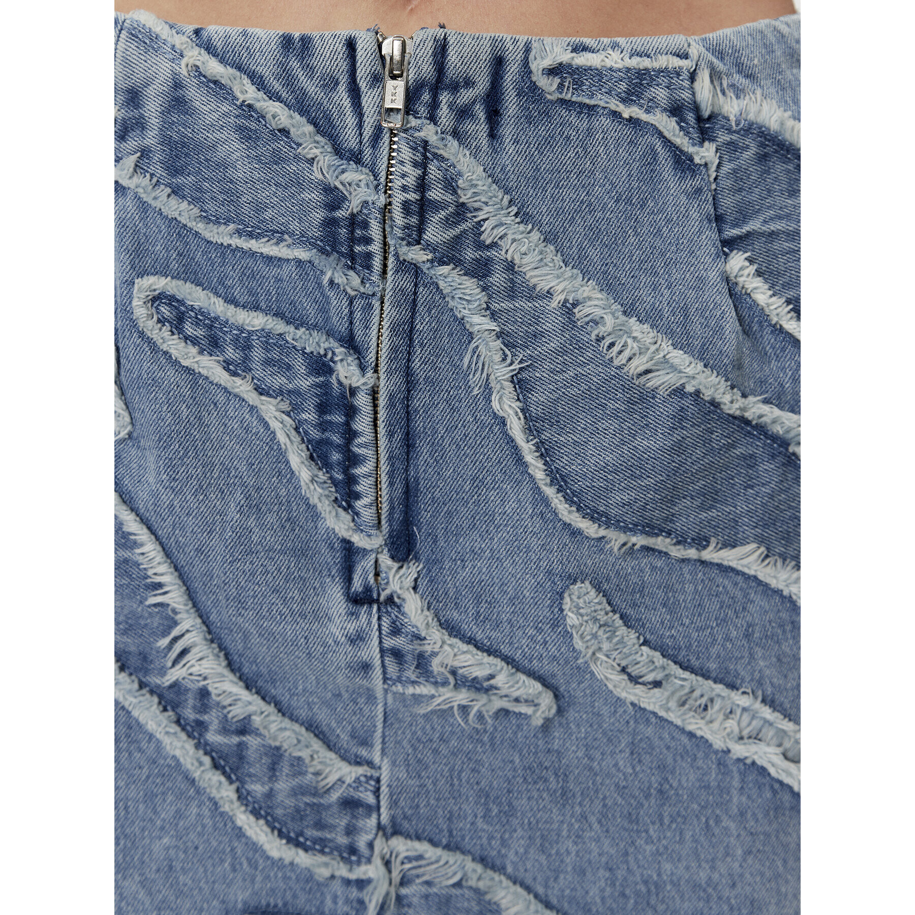 Gestuz Jeans krilo Larisa 10907039 Modra Slim Fit - Pepit.si