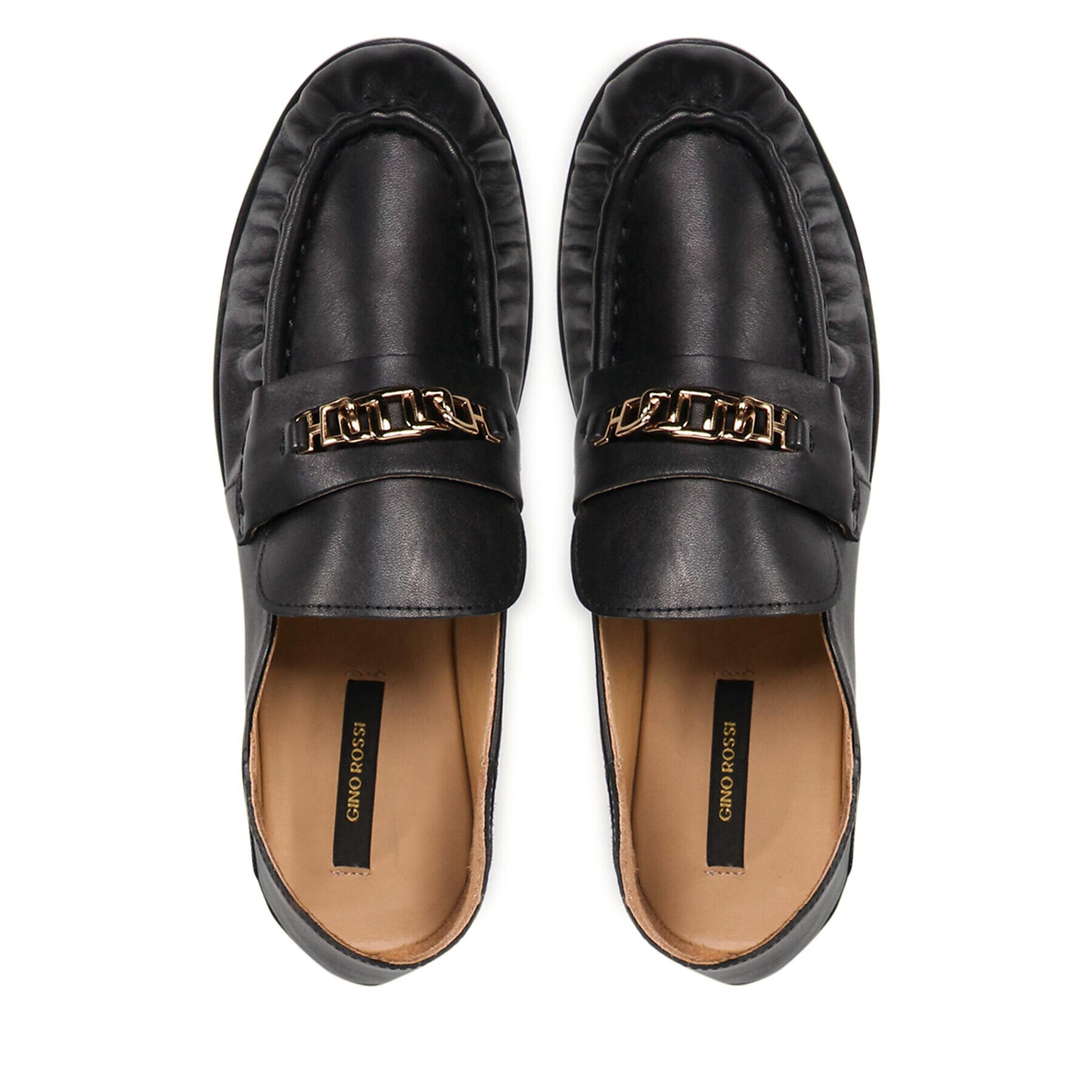 Gino Rossi Loaferke 10802 Črna - Pepit.si