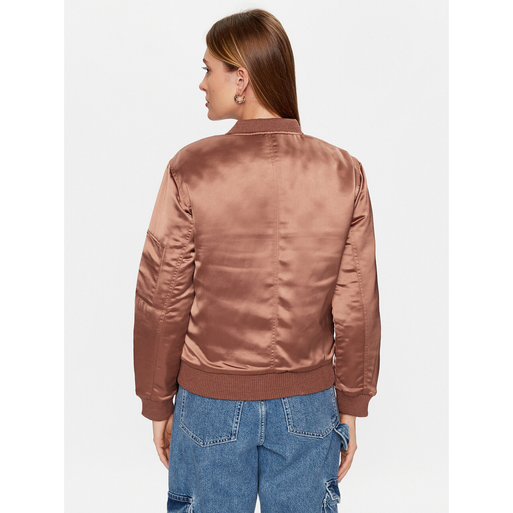 Glamorous Bomber jakna CK0657 Rjava Regular Fit - Pepit.si