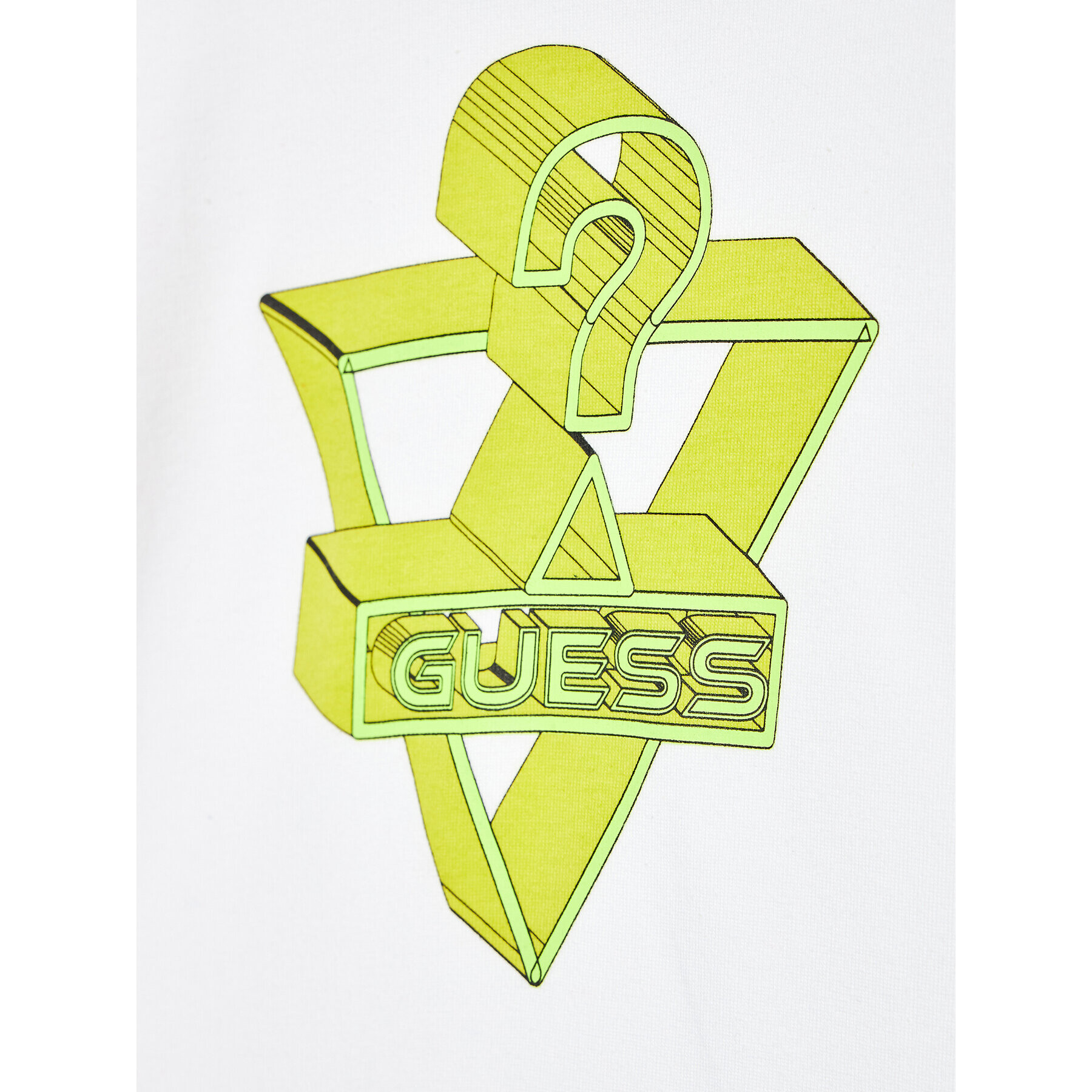 Guess Bluza I2BI07 I3Z11 Bela Regular Fit - Pepit.si