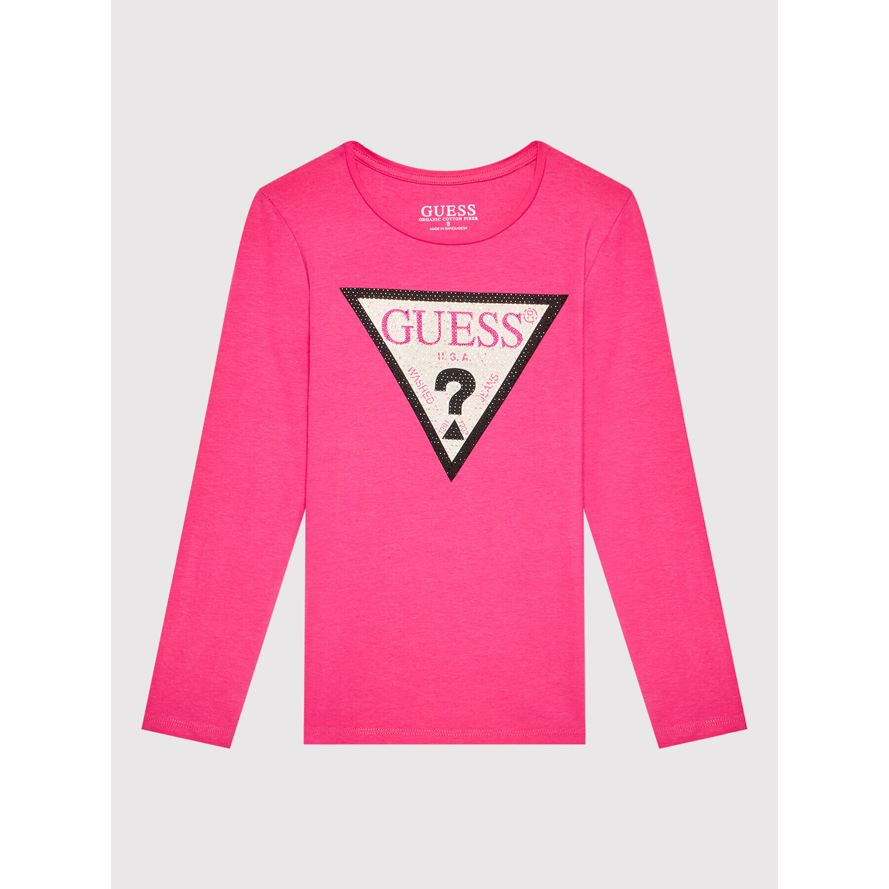 Guess Bluza J1YI36 K6YW1 Roza Regular Fit - Pepit.si