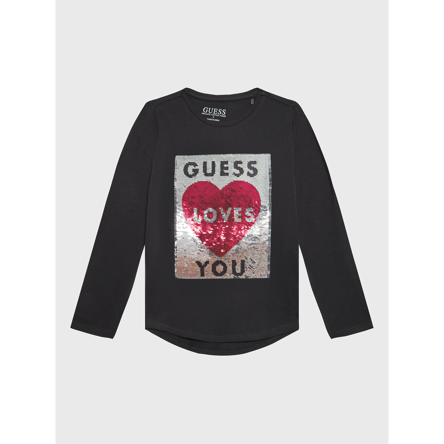 Guess Bluza J2BI09 J1311 Črna Regular Fit - Pepit.si