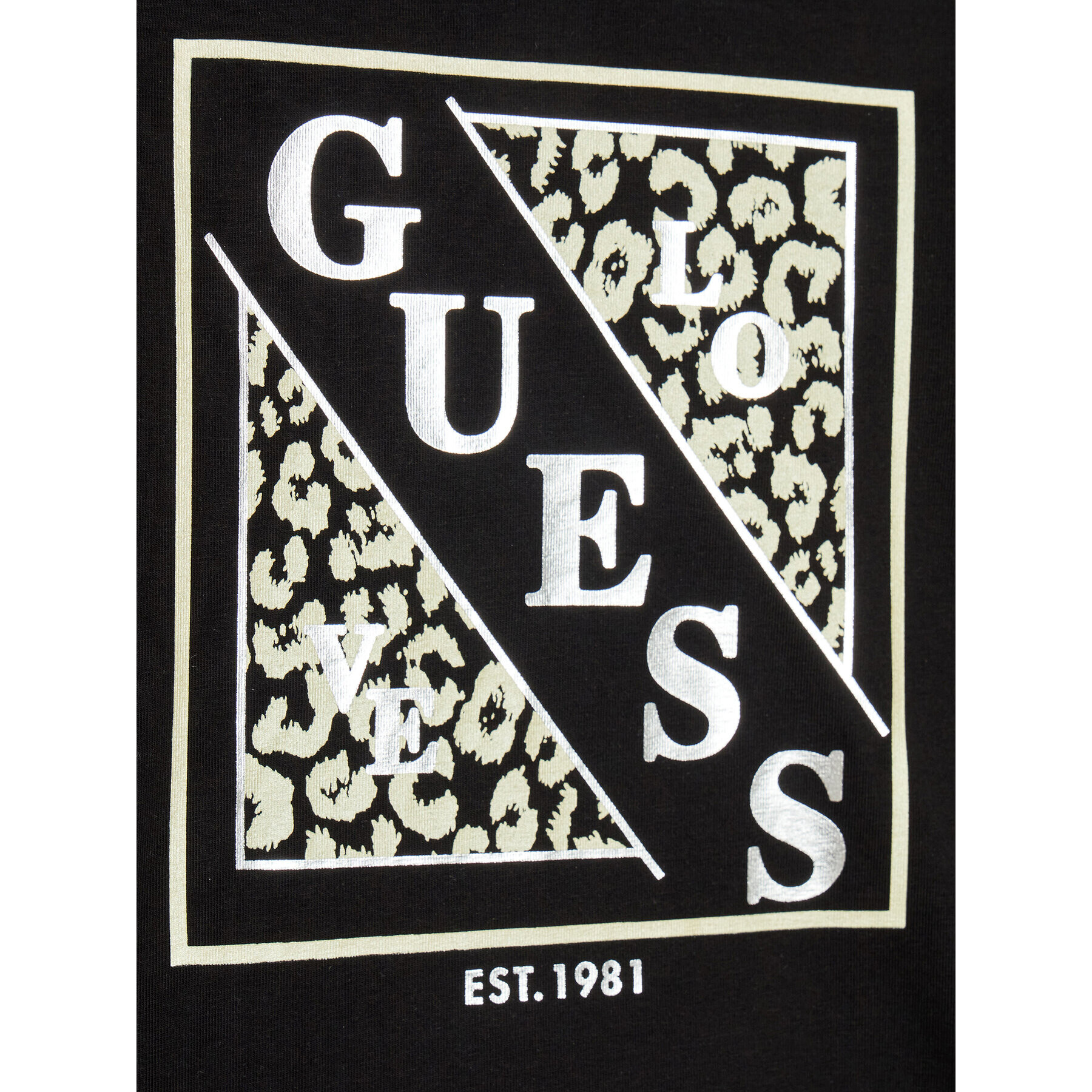 Guess Bluza J2BI13 J1311 Črna Regular Fit - Pepit.si