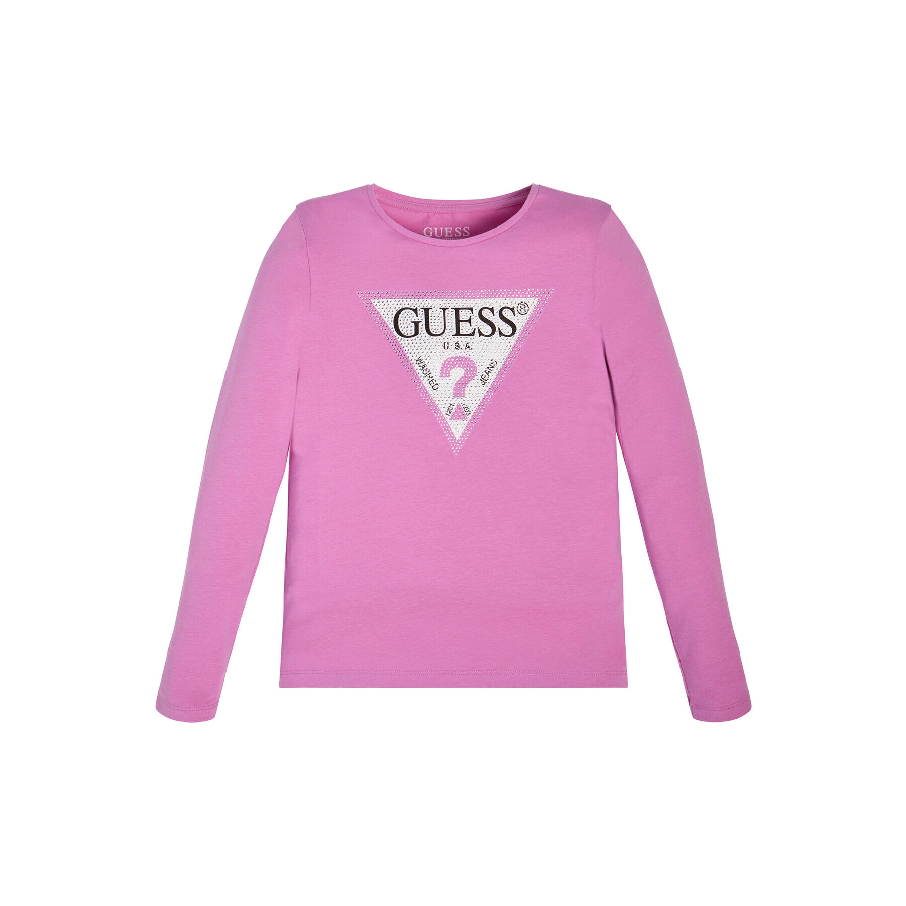 Guess Bluza J2YI50 K6YW1 Roza Regular Fit - Pepit.si