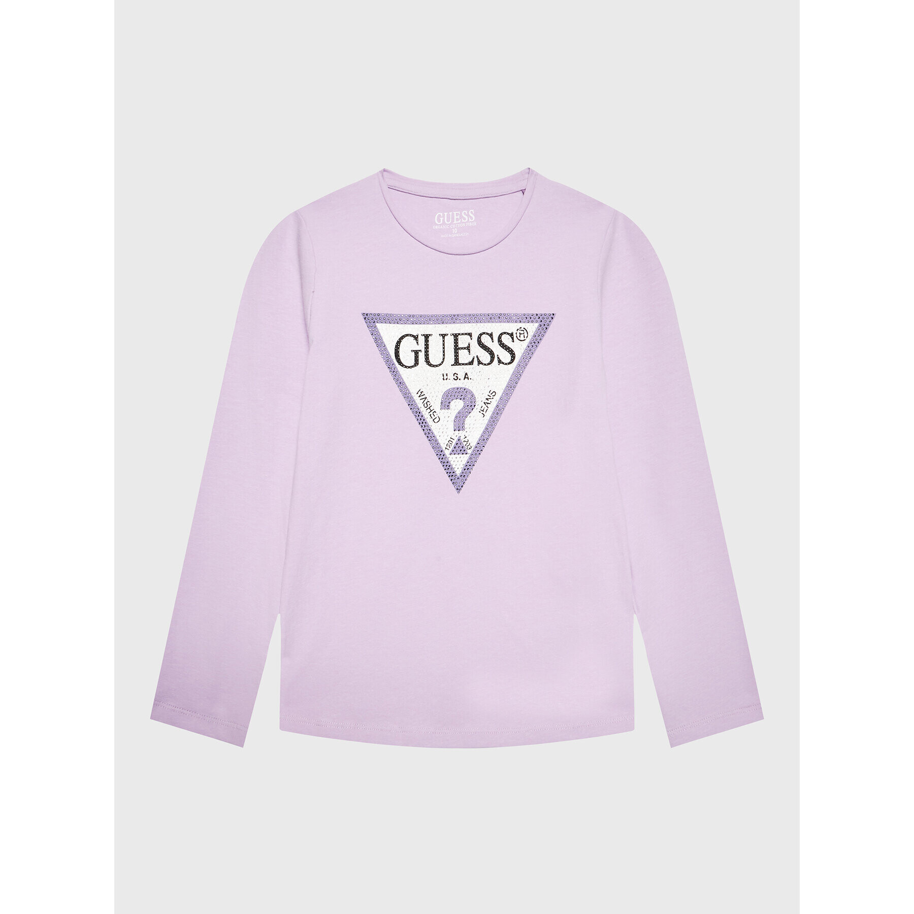 Guess Bluza J2YI50 K6YW1 Vijolična Regular Fit - Pepit.si