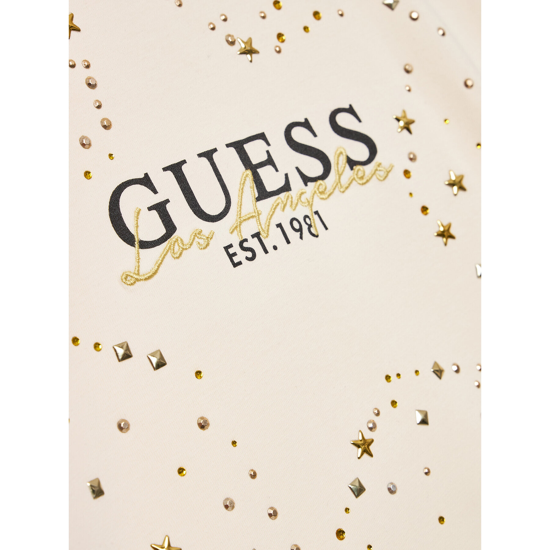 Guess Bluza J3BI09 J1314 Écru Regular Fit - Pepit.si