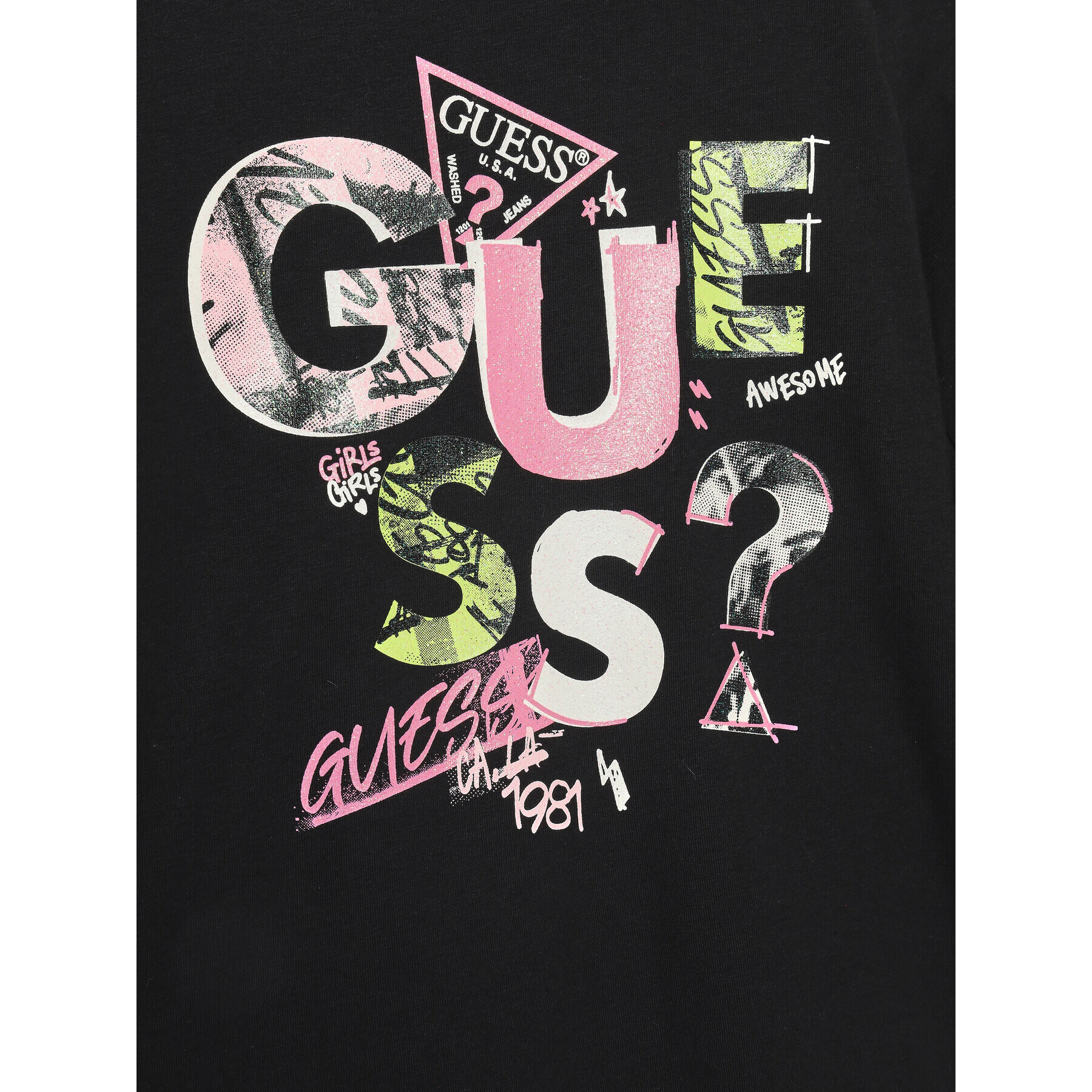 Guess Bluza J3BI40 J1314 Črna Regular Fit - Pepit.si