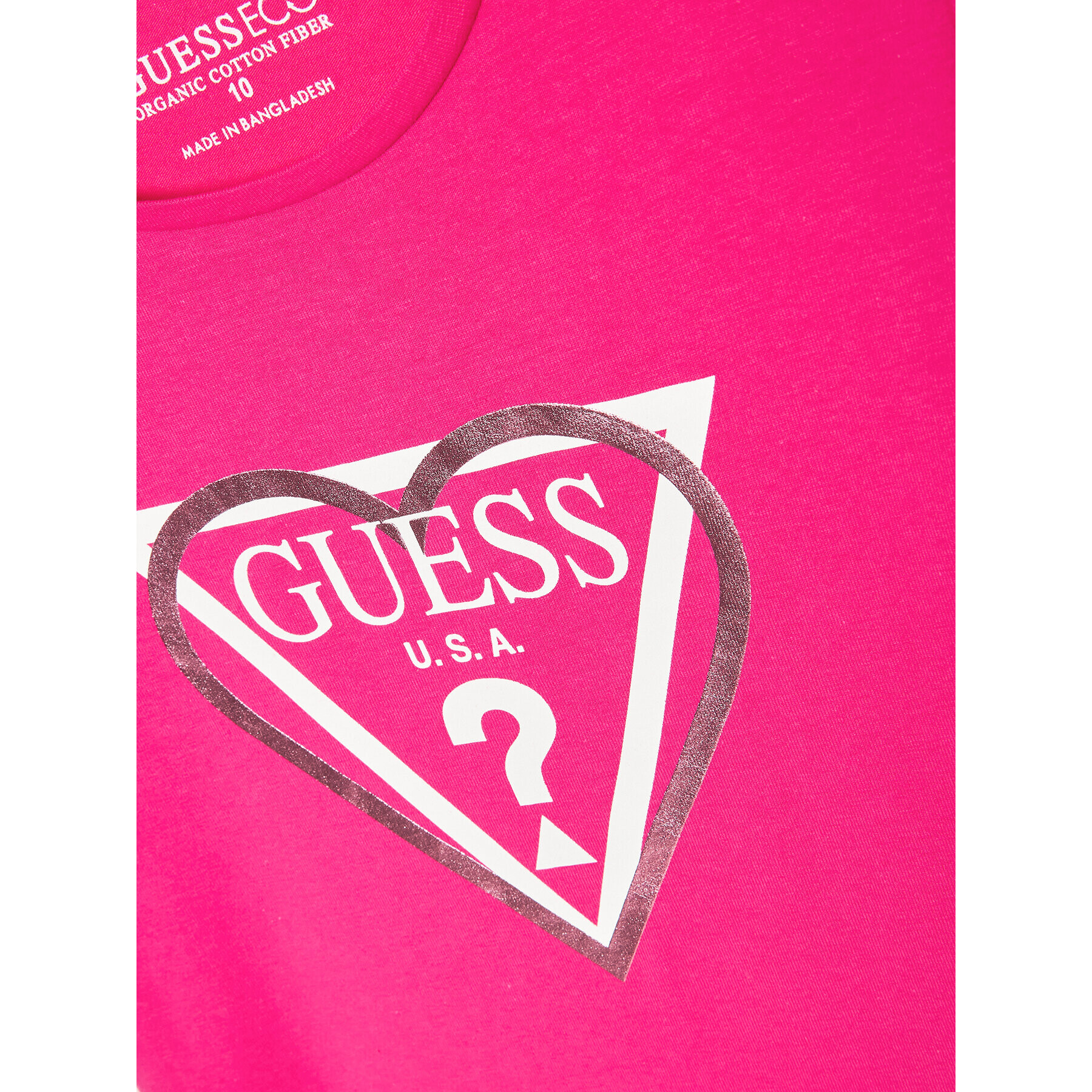 Guess Majica J3YI02 K6YW4 Roza Regular Fit - Pepit.si