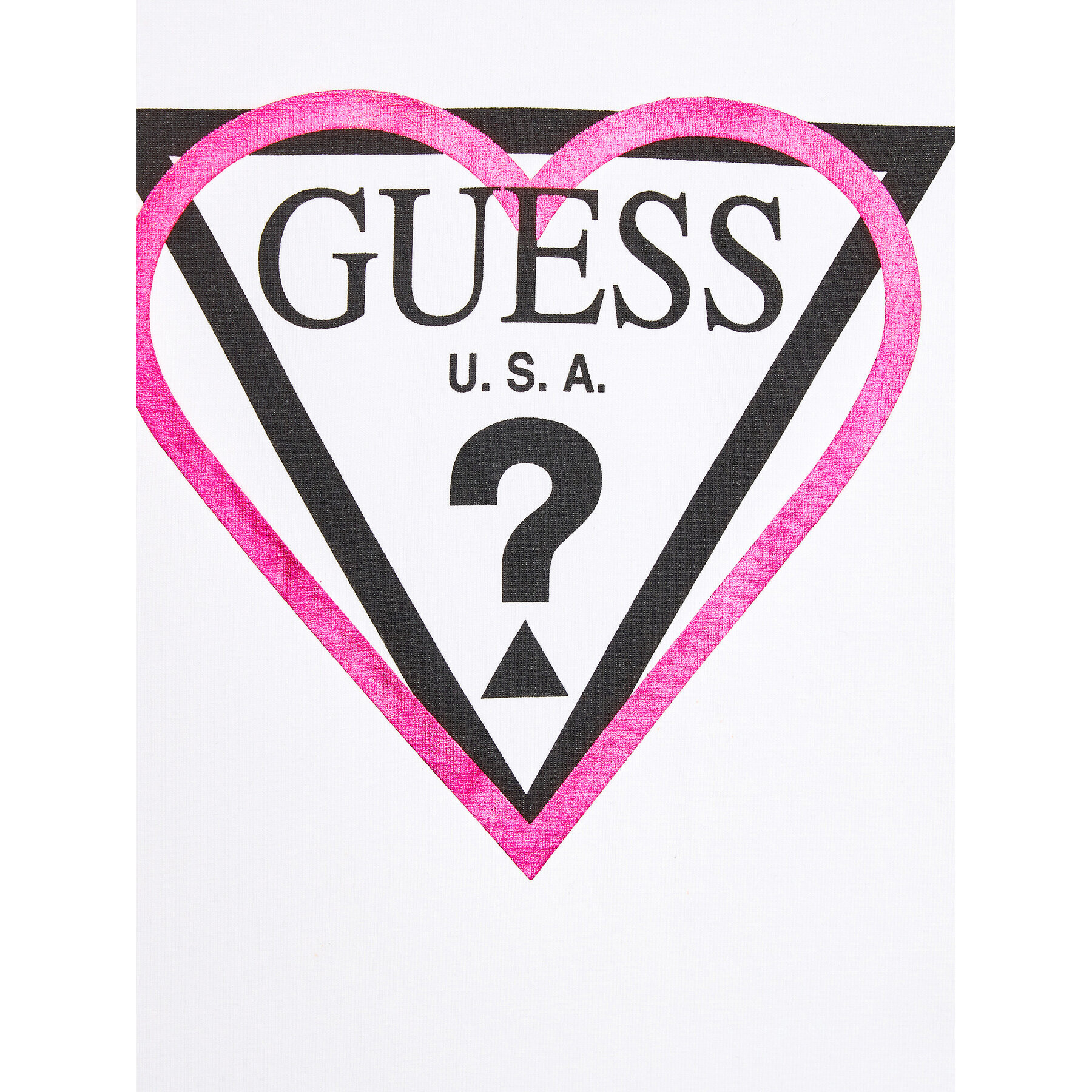 Guess Bluza J3YI03 K6YW4 Bela Regular Fit - Pepit.si