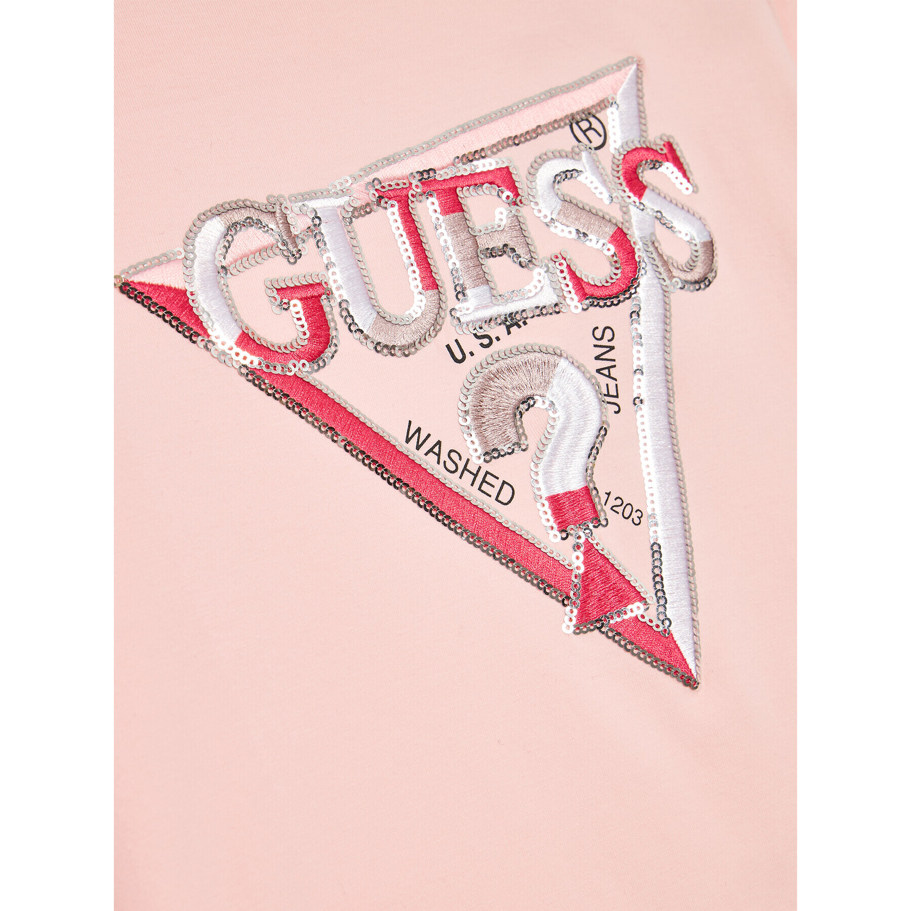 Guess Bluza J3YI50 K6YW4 Roza Regular Fit - Pepit.si