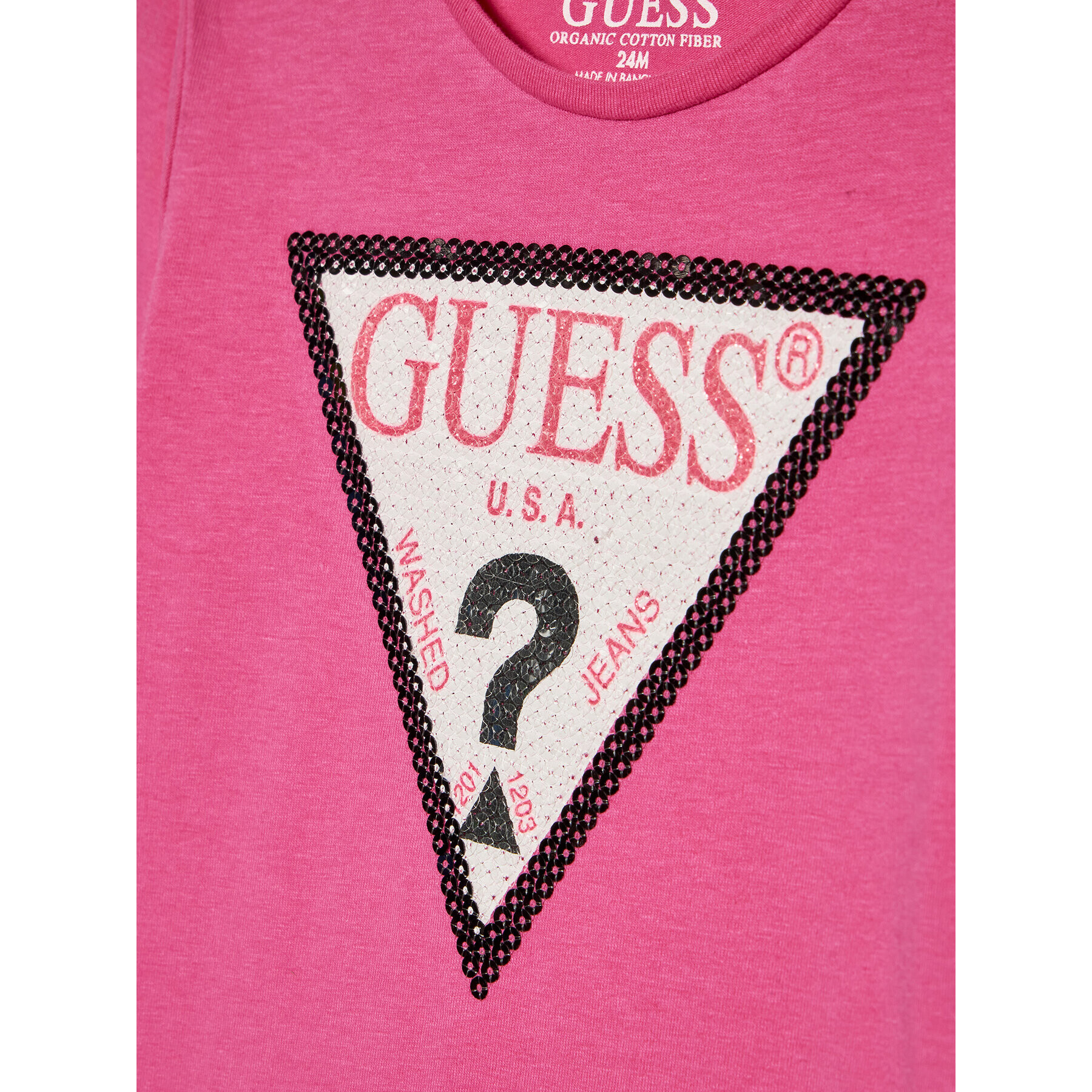 Guess Bluza K1YI29 K6YW1 Roza Regular Fit - Pepit.si