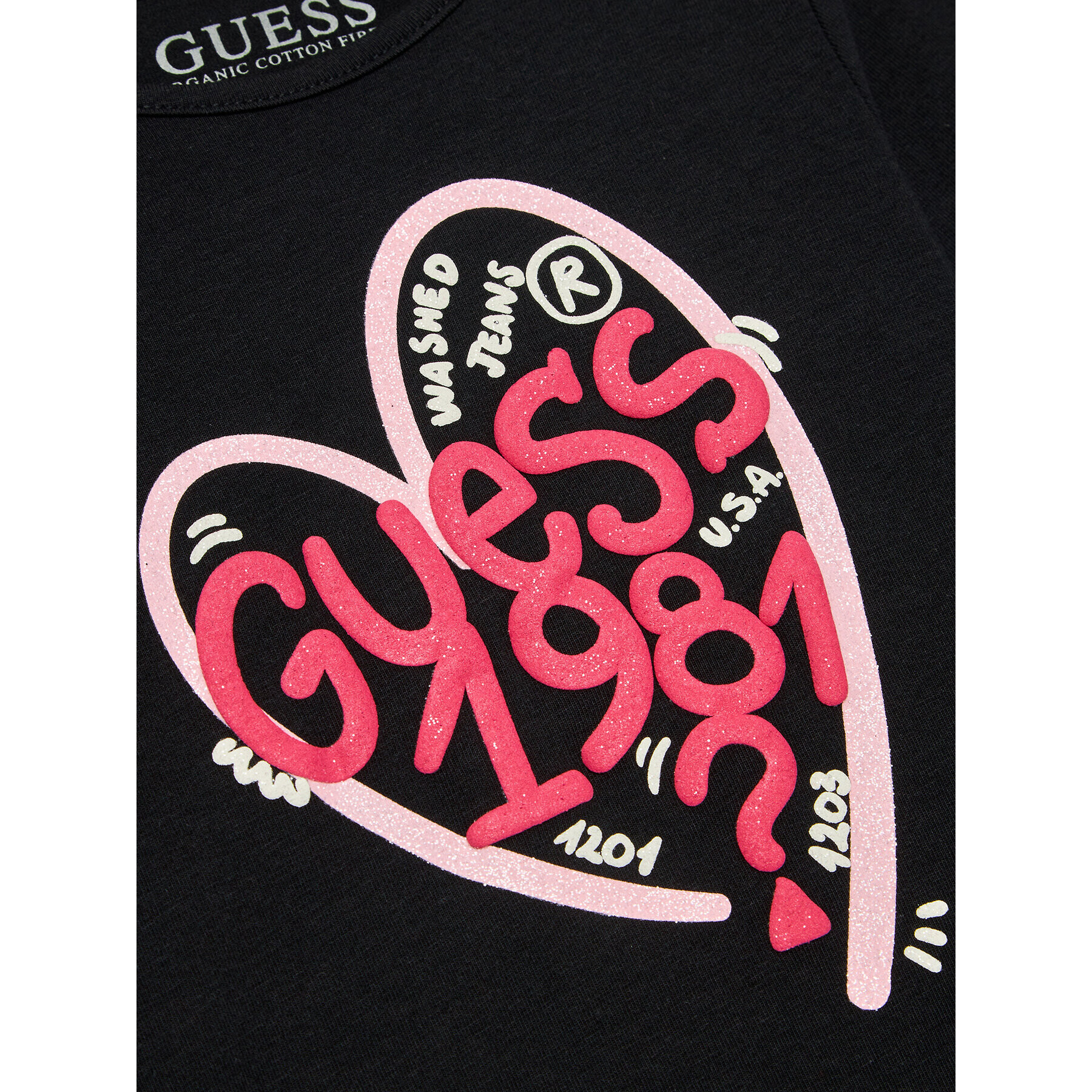 Guess Bluza K3BI04 J1314 Črna Regular Fit - Pepit.si