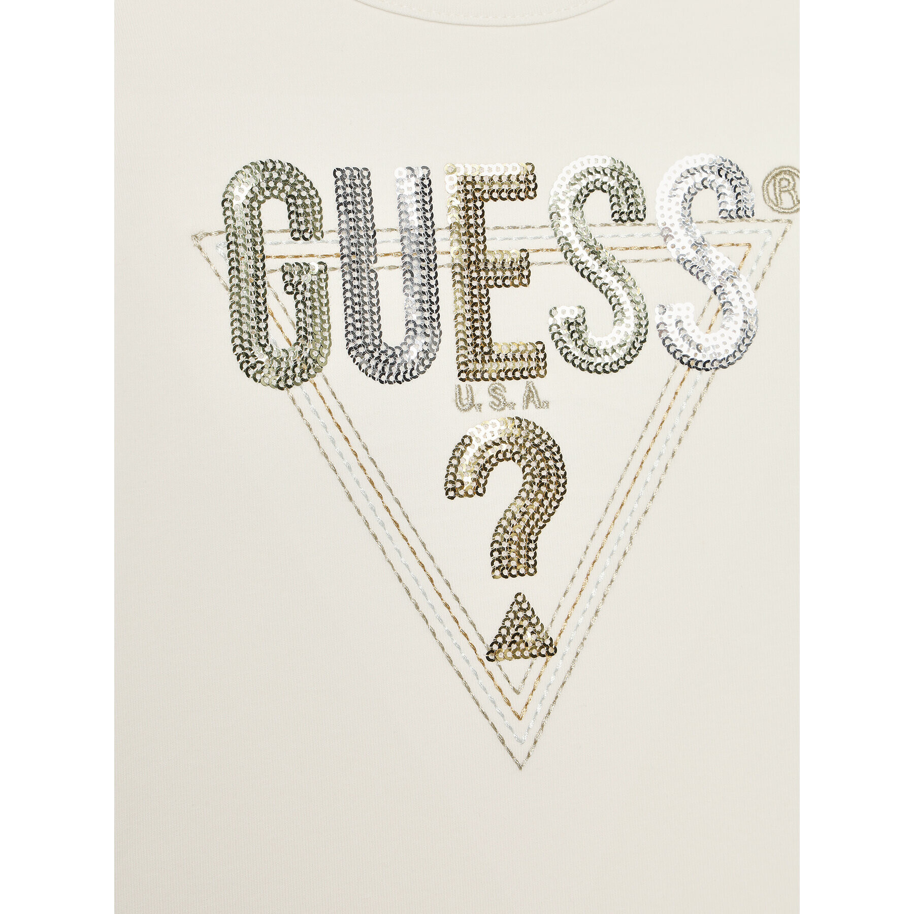 Guess Bluza K3BI15 J1314 Écru Regular Fit - Pepit.si