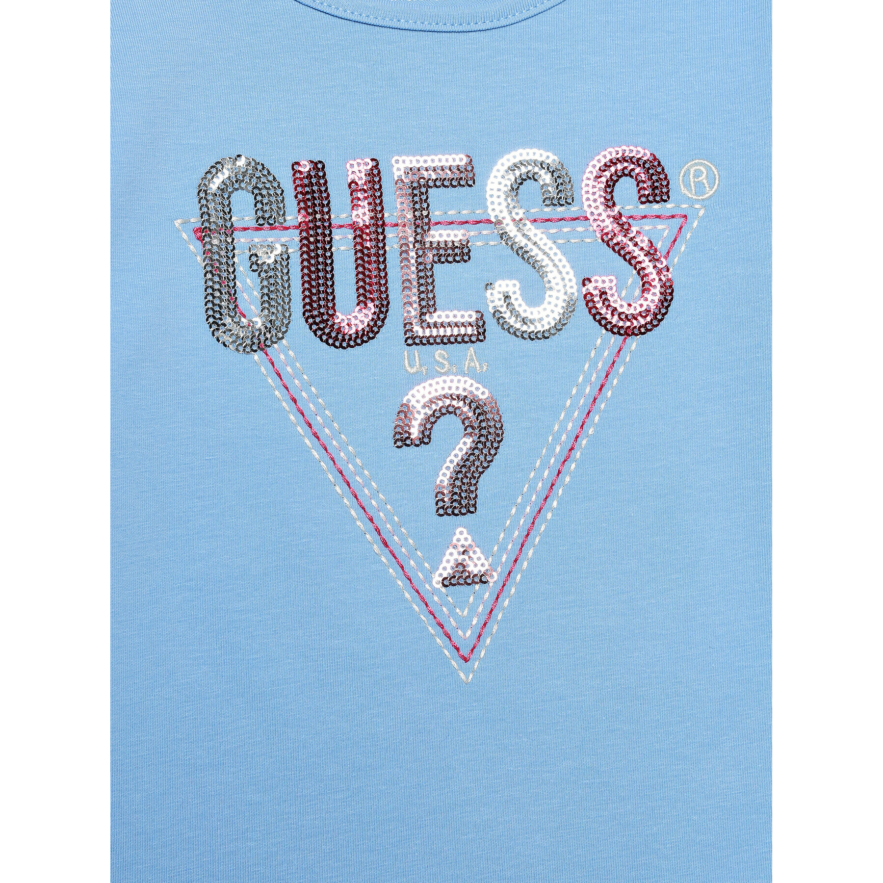 Guess Bluza K3BI15 J1314 Modra Regular Fit - Pepit.si