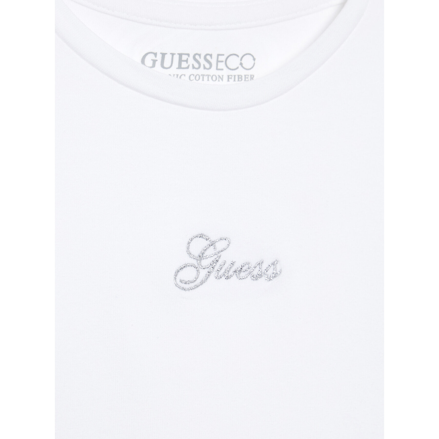 Guess Bluza K3GP25 K6YW1 Bela Regular Fit - Pepit.si