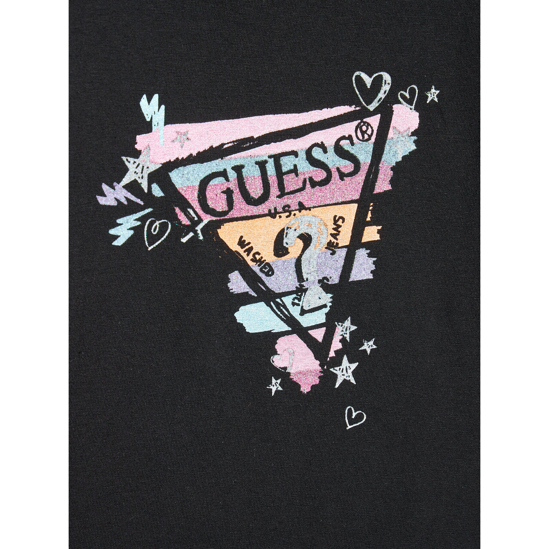 Guess Bluza K3RI01 K6YW3 Črna Regular Fit - Pepit.si