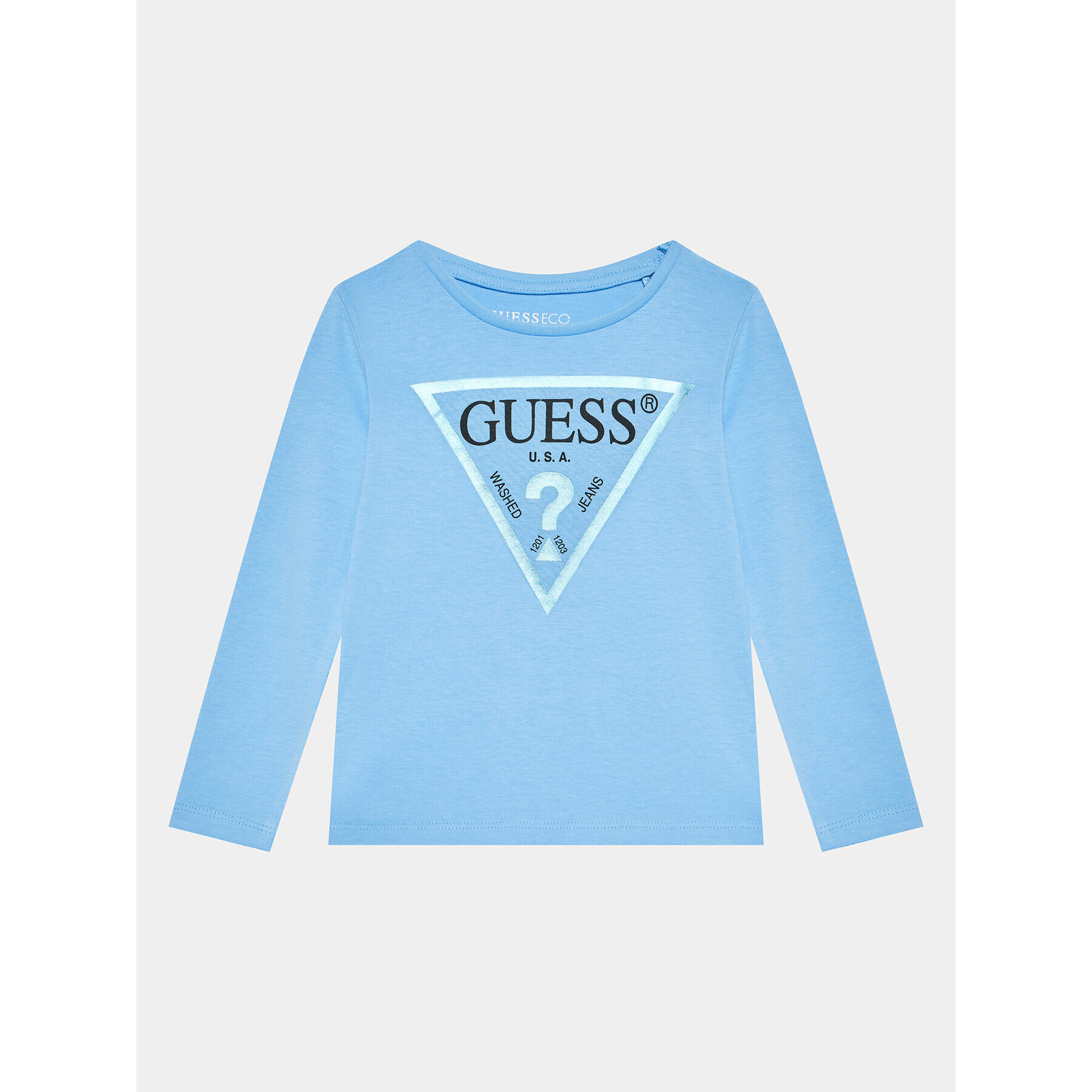 Guess Bluza K84I18 K8HM0 Modra Regular Fit - Pepit.si