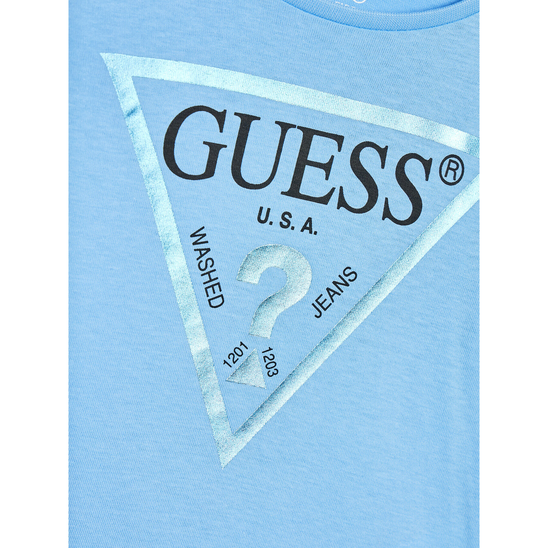 Guess Bluza K84I18 K8HM0 Modra Regular Fit - Pepit.si