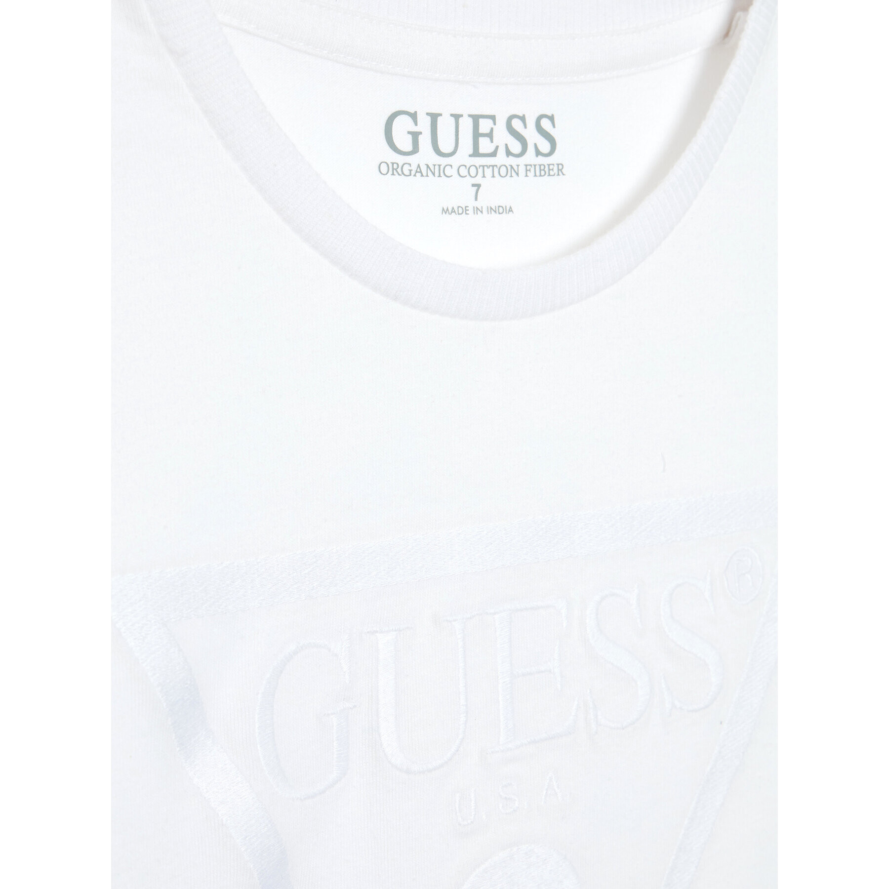 Guess Bluza L2BI07 I3Z11 Bela Regular Fit - Pepit.si