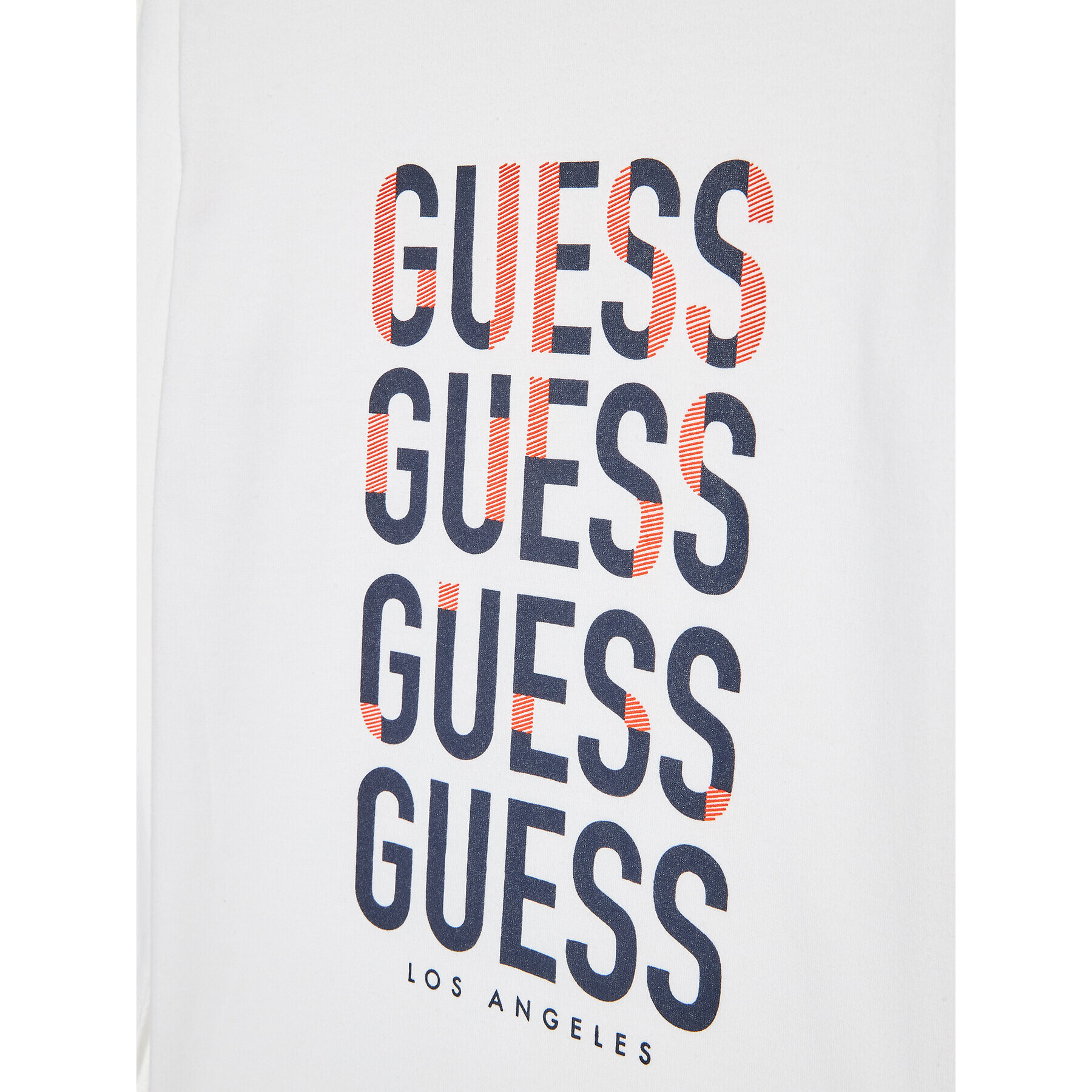 Guess Bluza L2BI11 I3Z11 Bela Regular Fit - Pepit.si