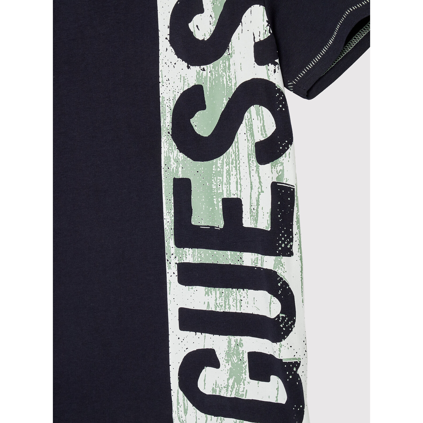 Guess Bluza L2YI22 K8HM0 Mornarsko modra Regular Fit - Pepit.si