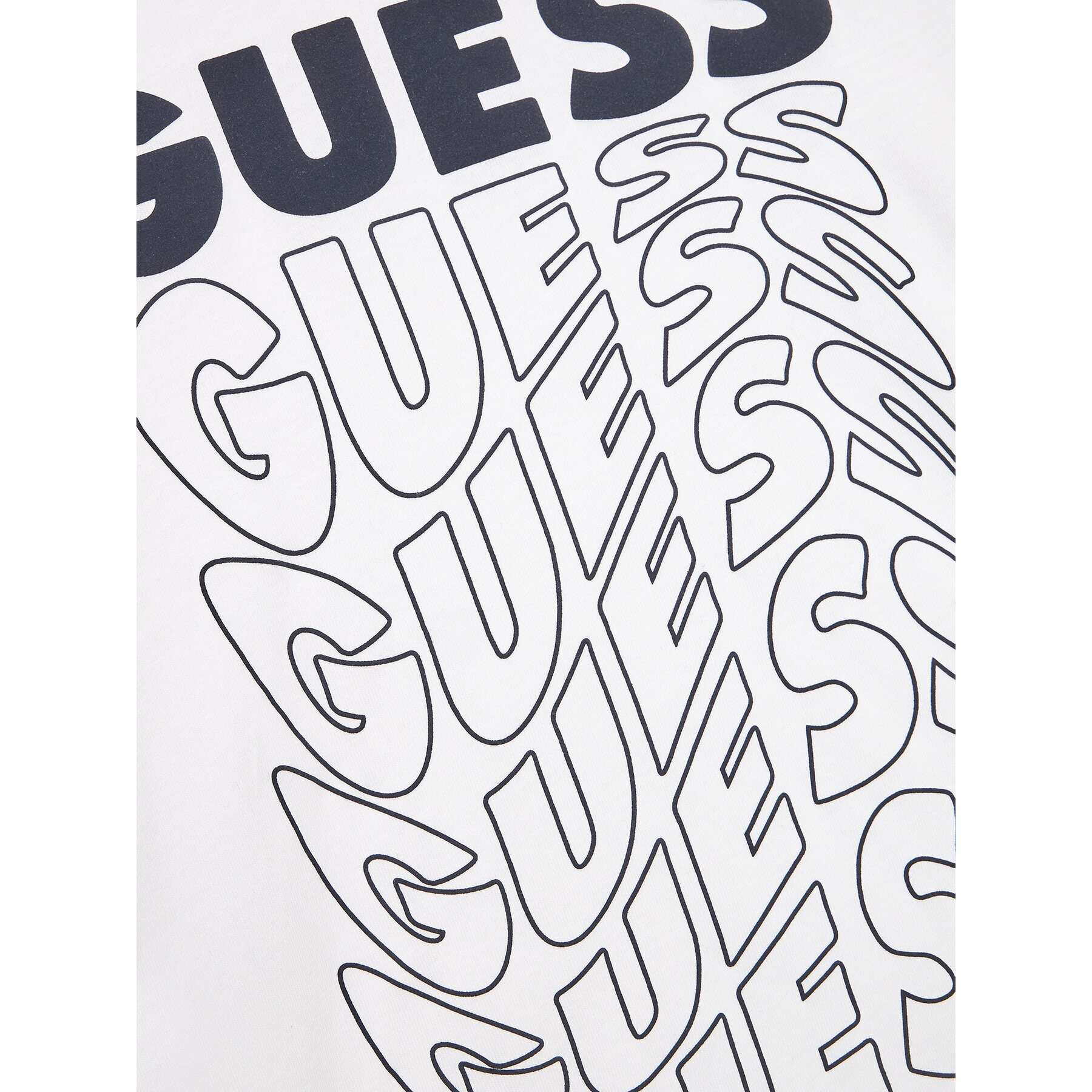 Guess Bluza L3BI38 I3Z14 Bela Regular Fit - Pepit.si