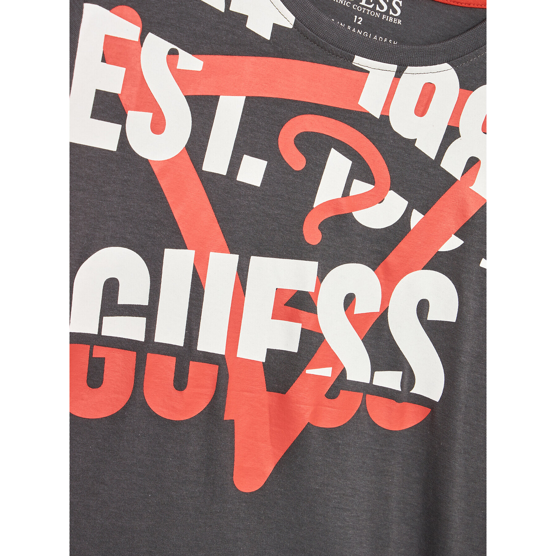 Guess Bluza L3YI23 K8HM4 Siva Regular Fit - Pepit.si