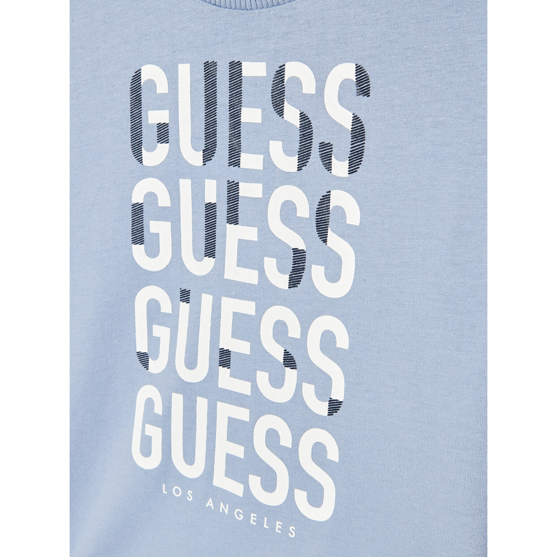 Guess Bluza N2BI12 I3Z11 Modra Regular Fit - Pepit.si