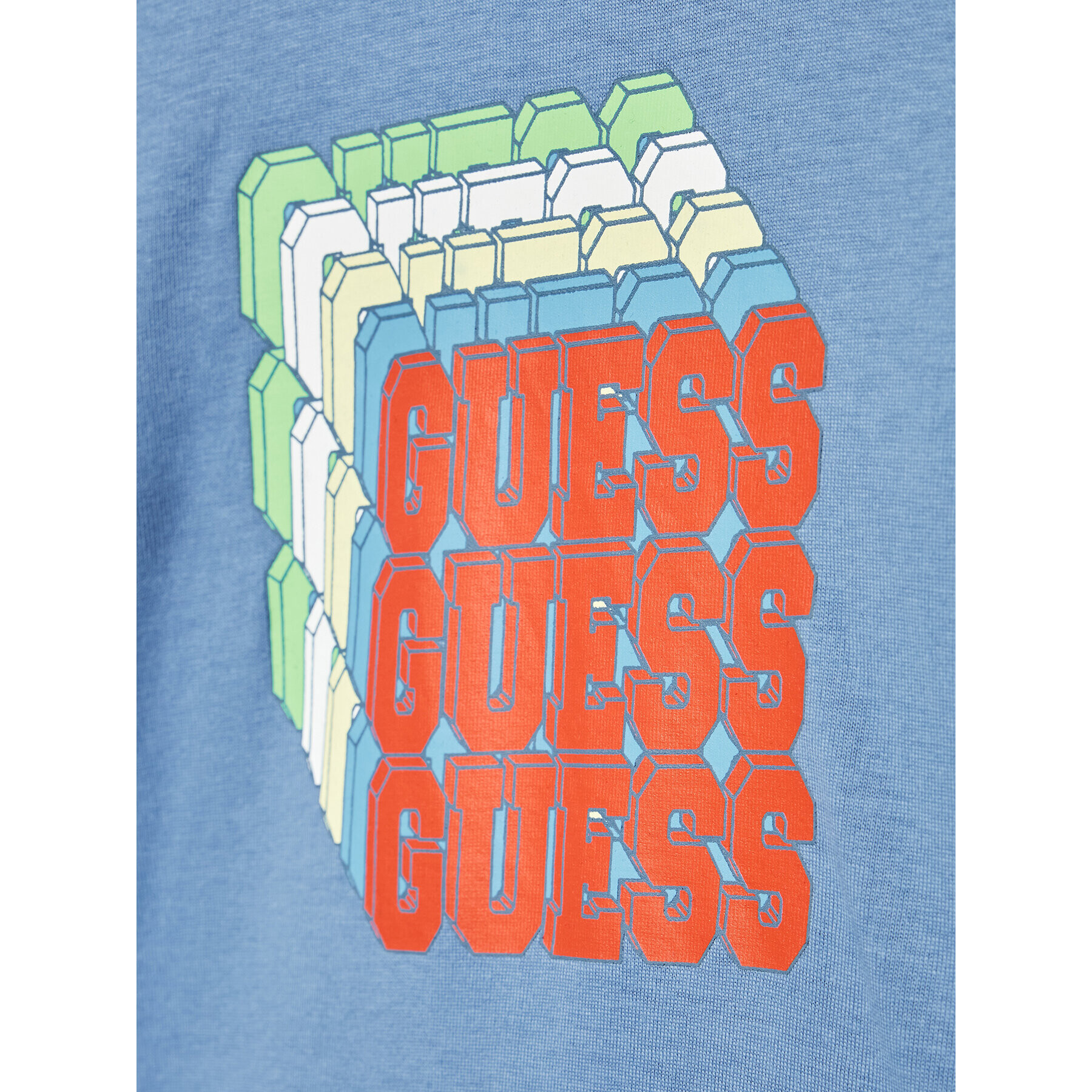 Guess Bluza N2YI01 K8HM0 Modra Regular Fit - Pepit.si