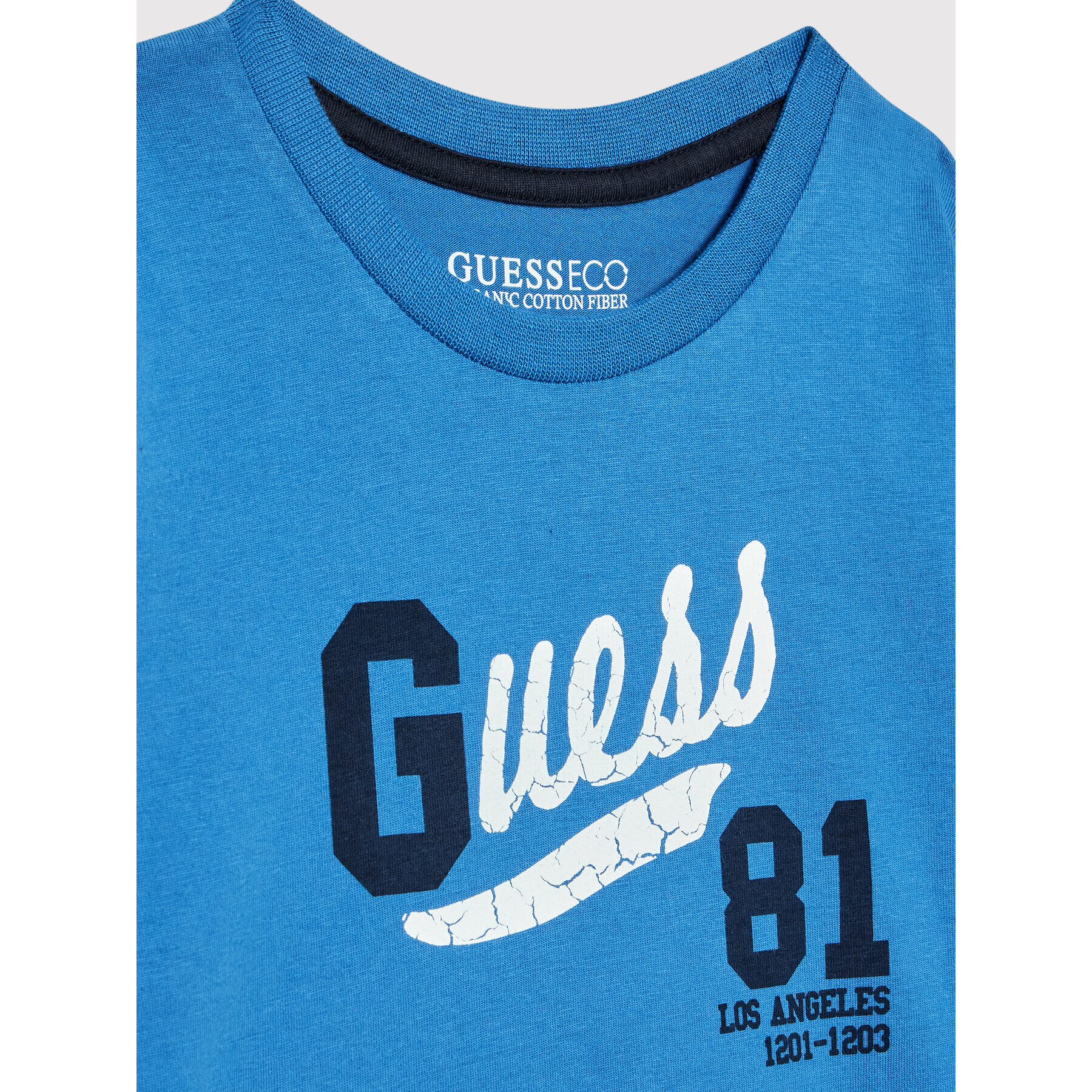 Guess Bluza N2YI12 K8HM0 Modra Regular Fit - Pepit.si