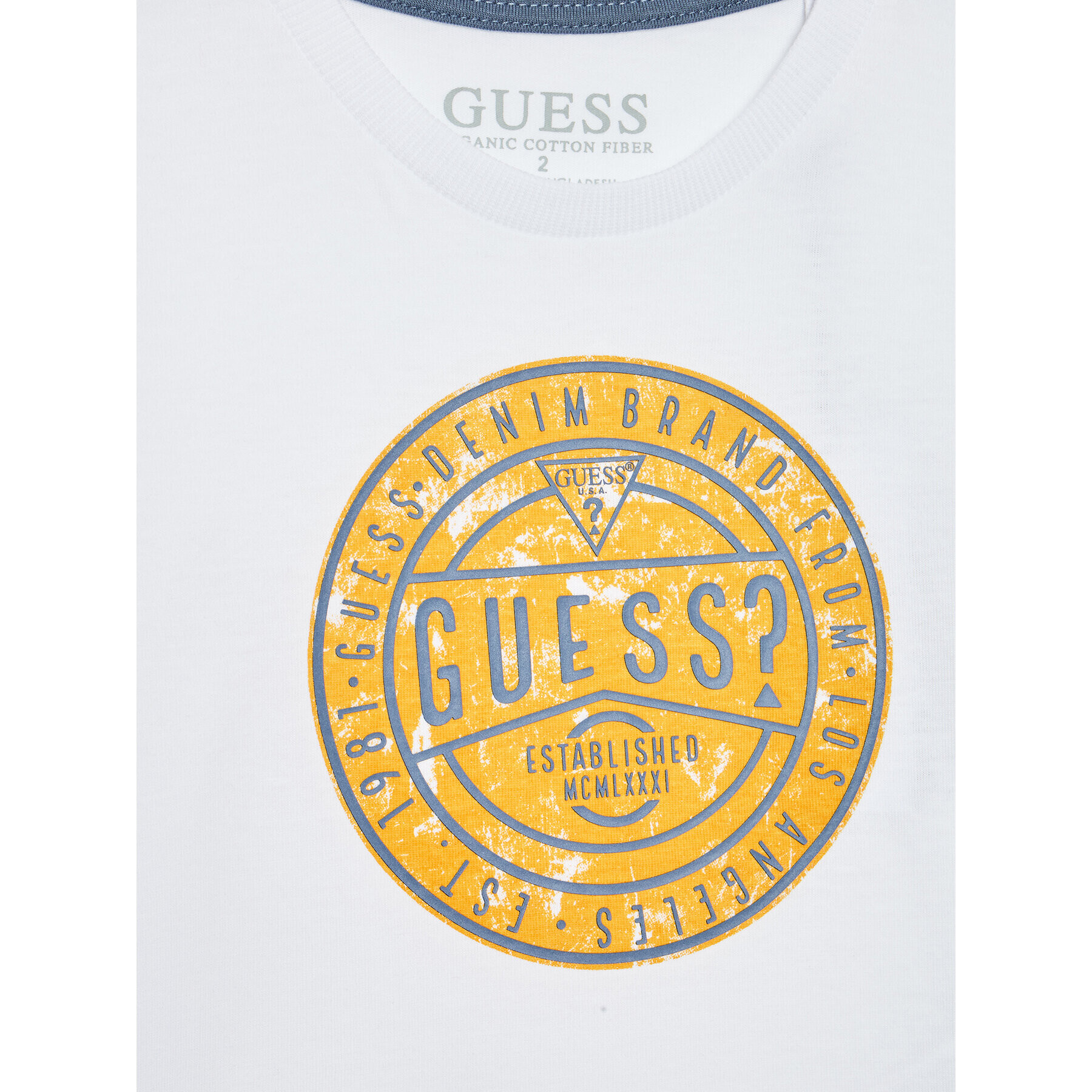 Guess Bluza N2YI22 K8HM0 Bela Regular Fit - Pepit.si