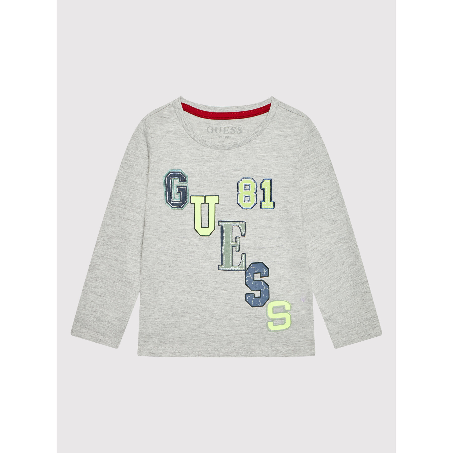 Guess Bluza N2YI28 K9N50 Siva Regular Fit - Pepit.si