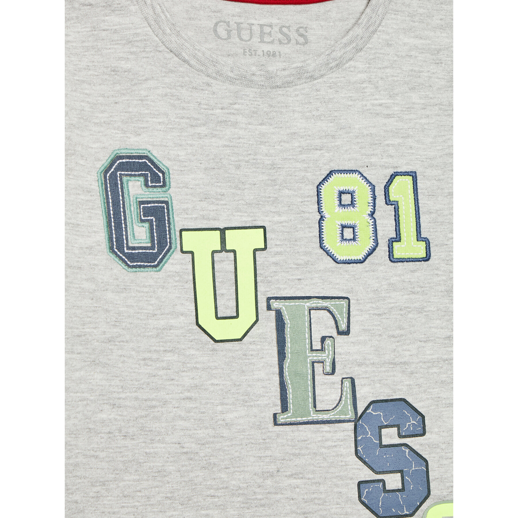 Guess Bluza N2YI28 K9N50 Siva Regular Fit - Pepit.si