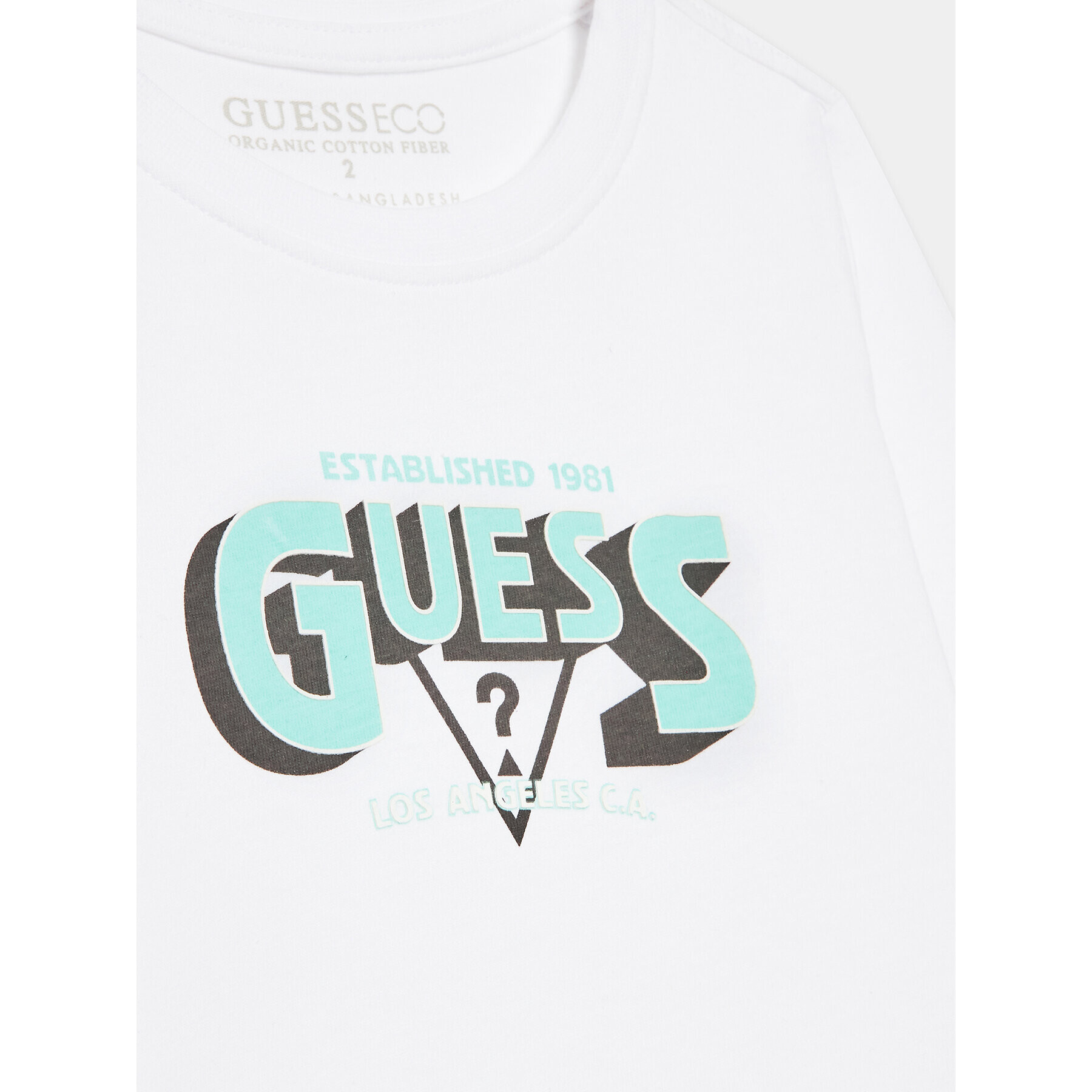 Guess Bluza N3YI16 K8HM4 Bela Regular Fit - Pepit.si