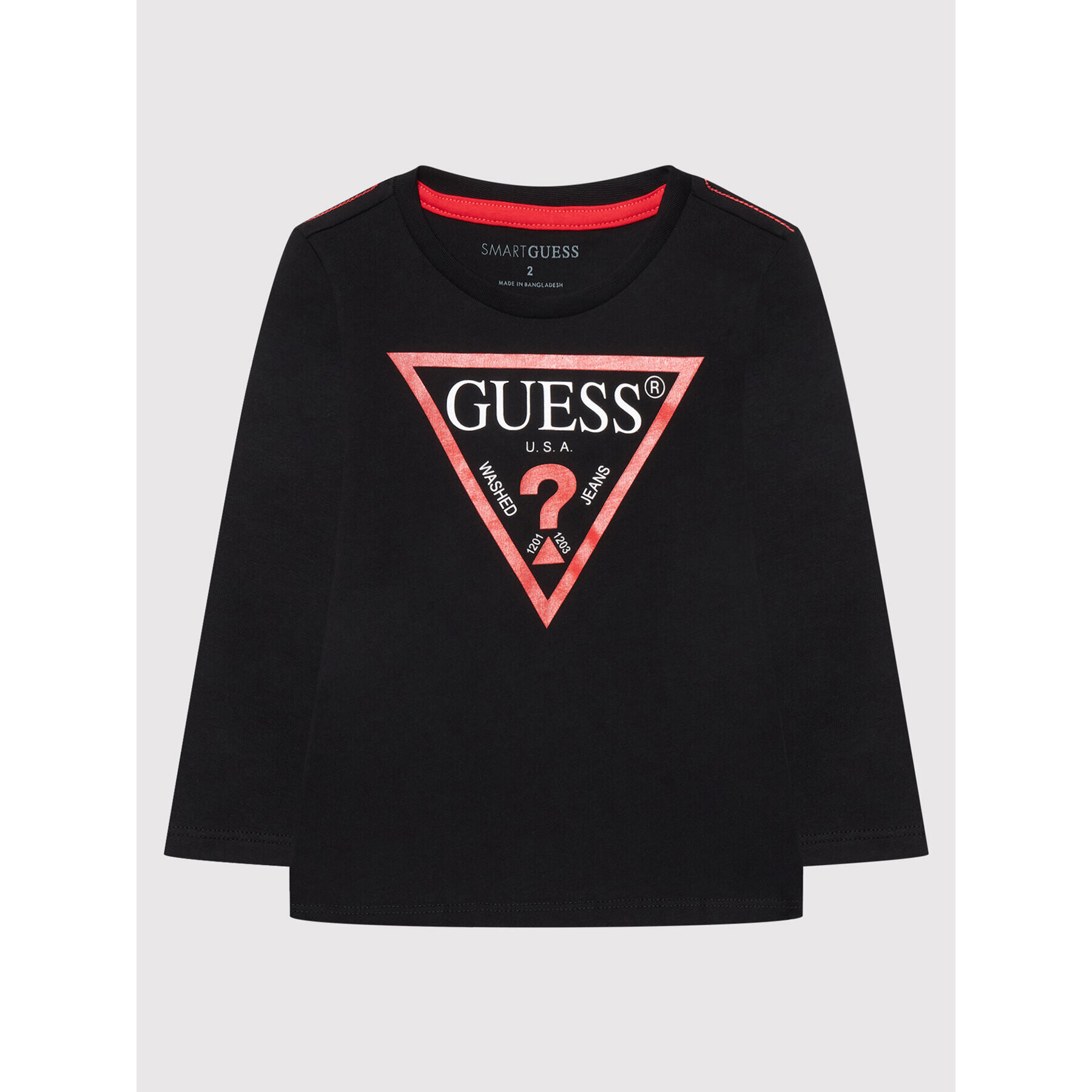 Guess Bluza N84I24 K8HM0 Črna Regular Fit - Pepit.si