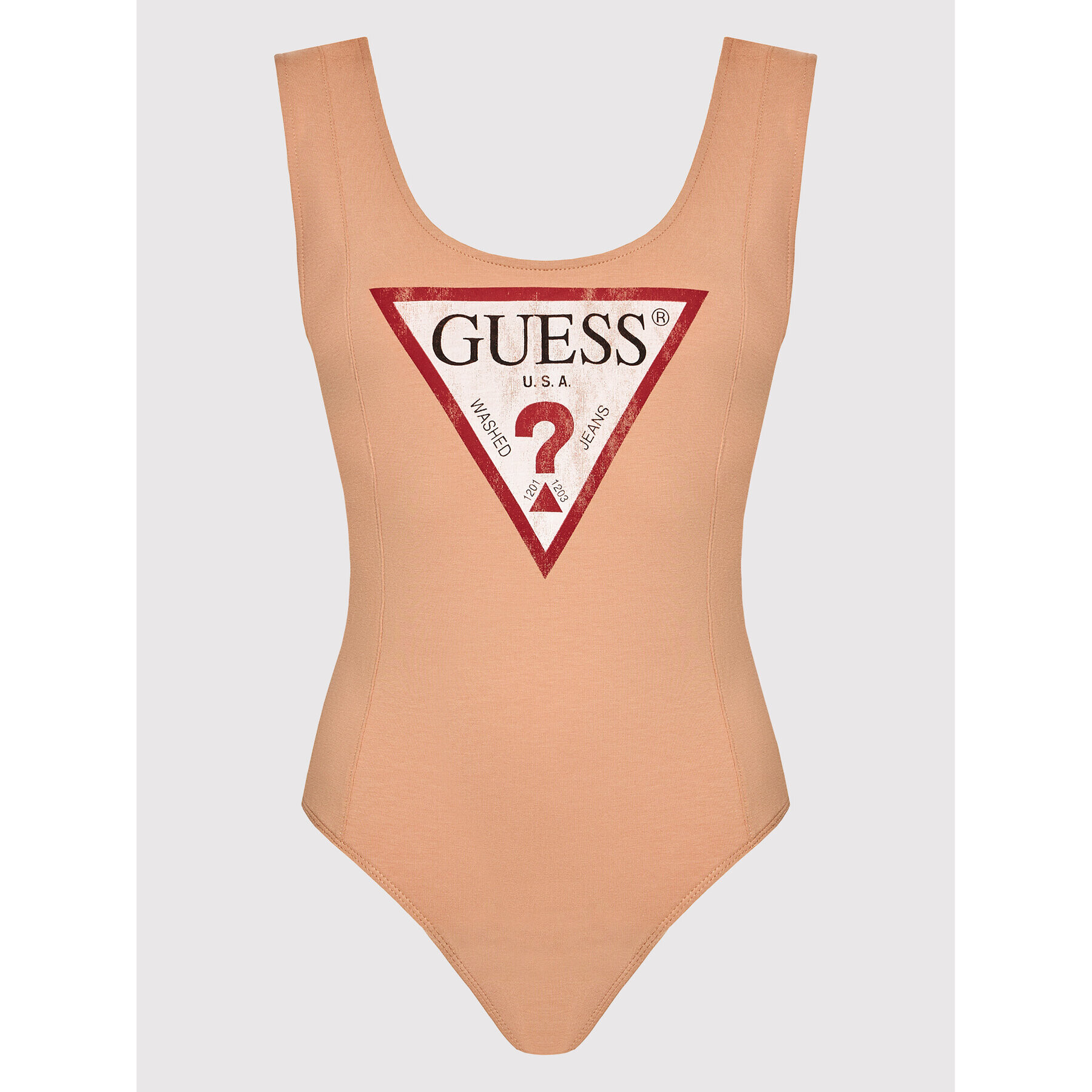 Guess Bodi Scoop Classic W81I08 R49A2 Bež Slim Fit - Pepit.si